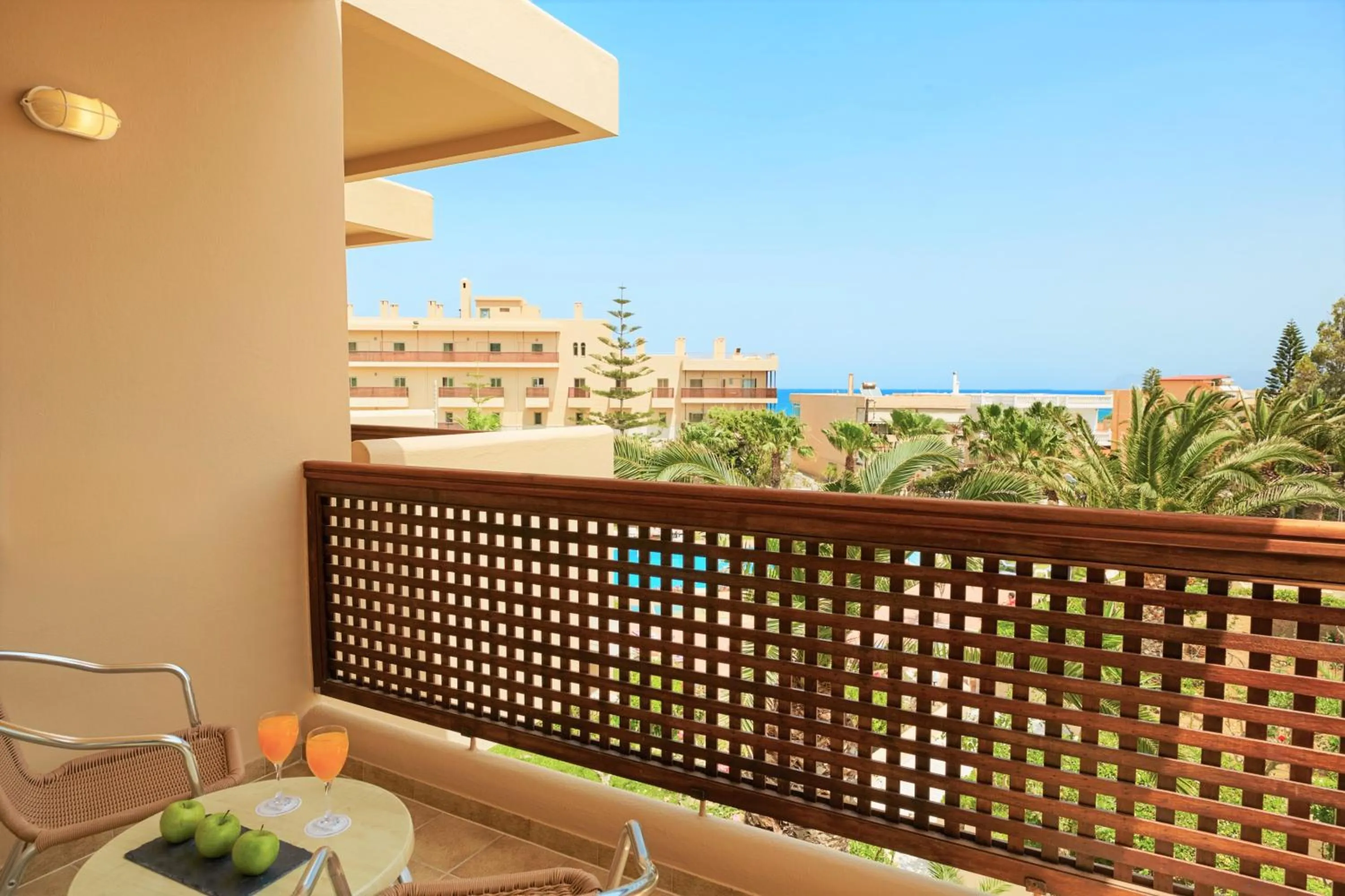 Balcony/Terrace in Giannoulis – Santa Marina Beach Hotel