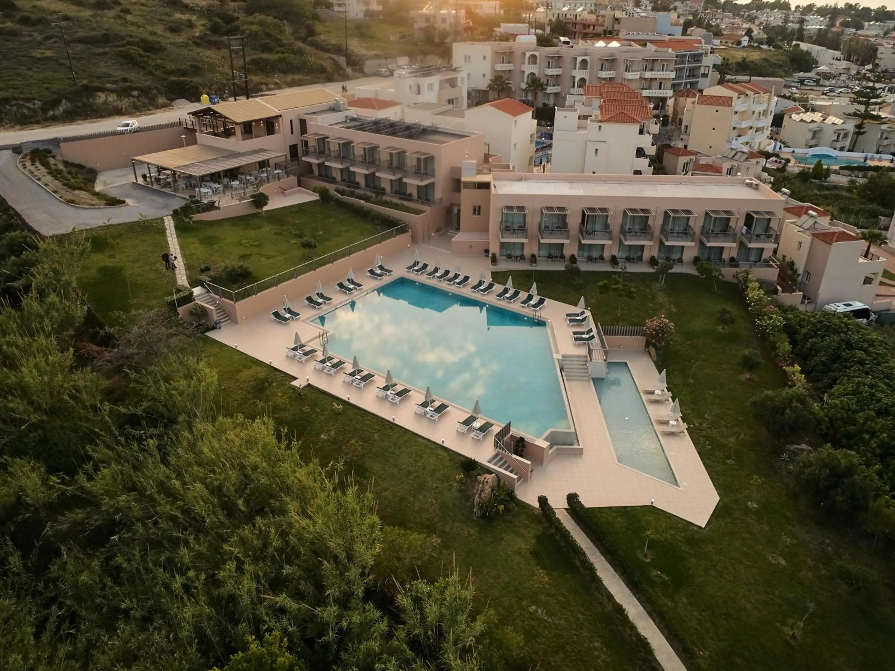 Property building in Giannoulis – Santa Marina Beach Hotel