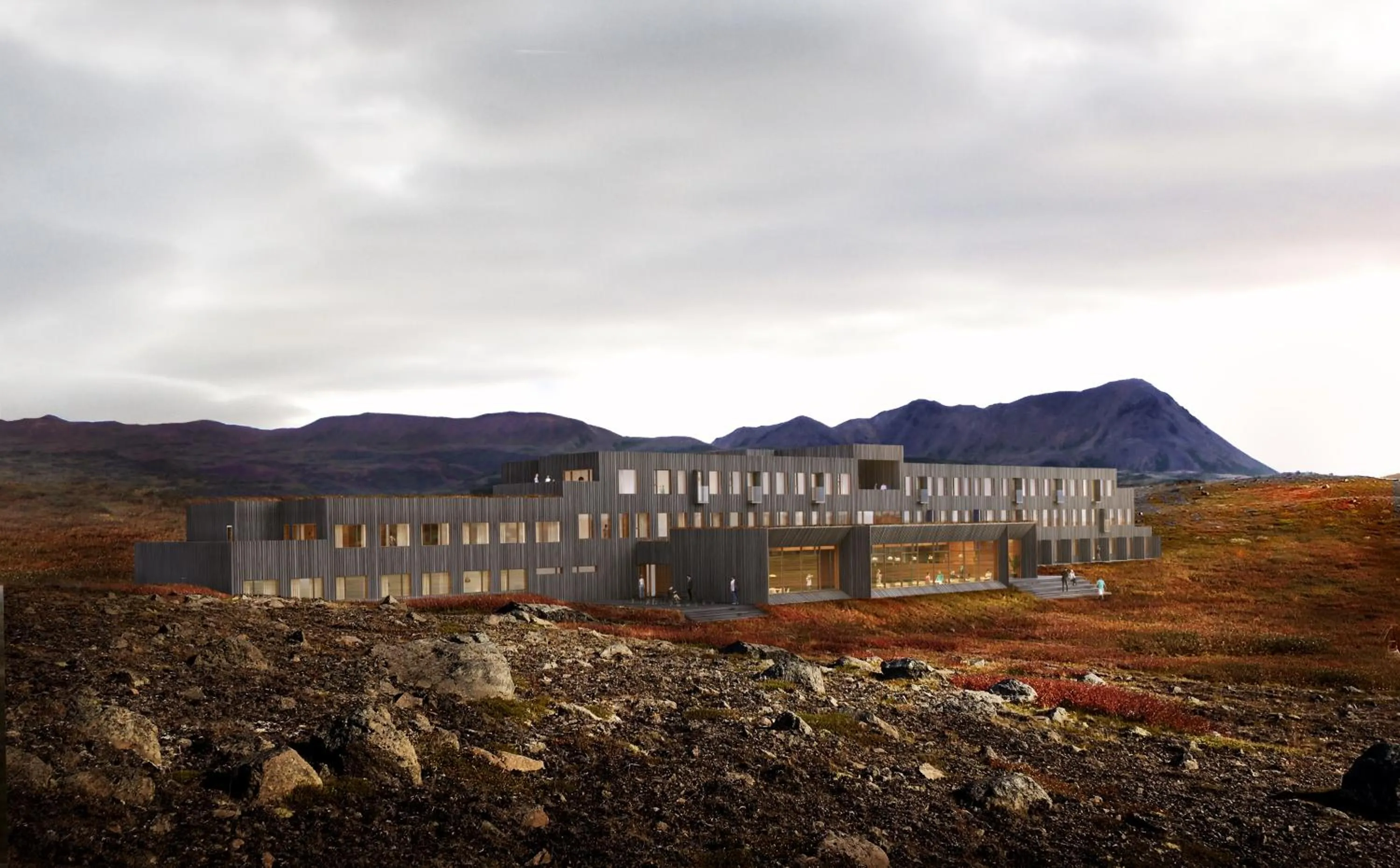 Property building in Fosshotel Mývatn