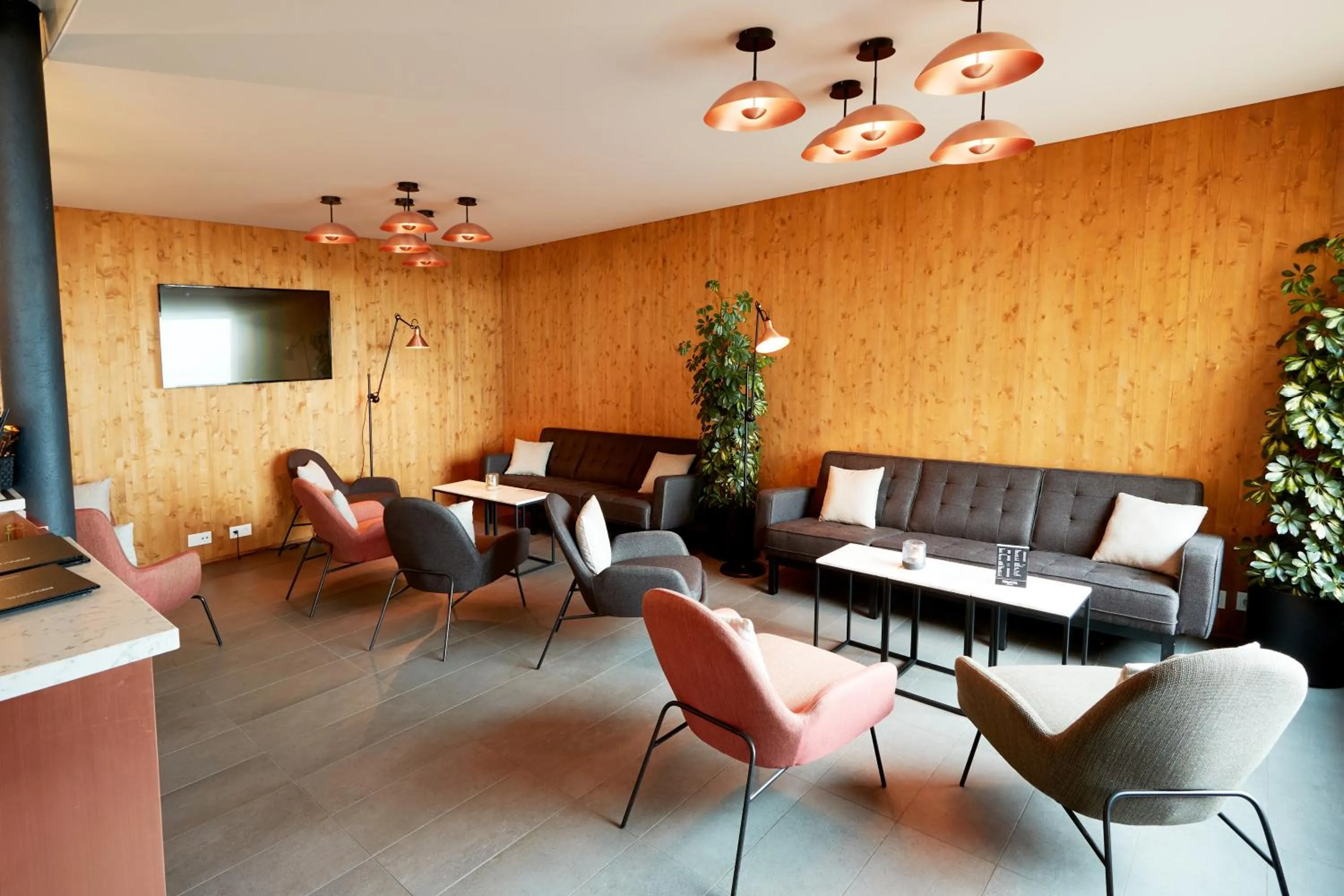 Lounge or bar in Fosshotel Mývatn