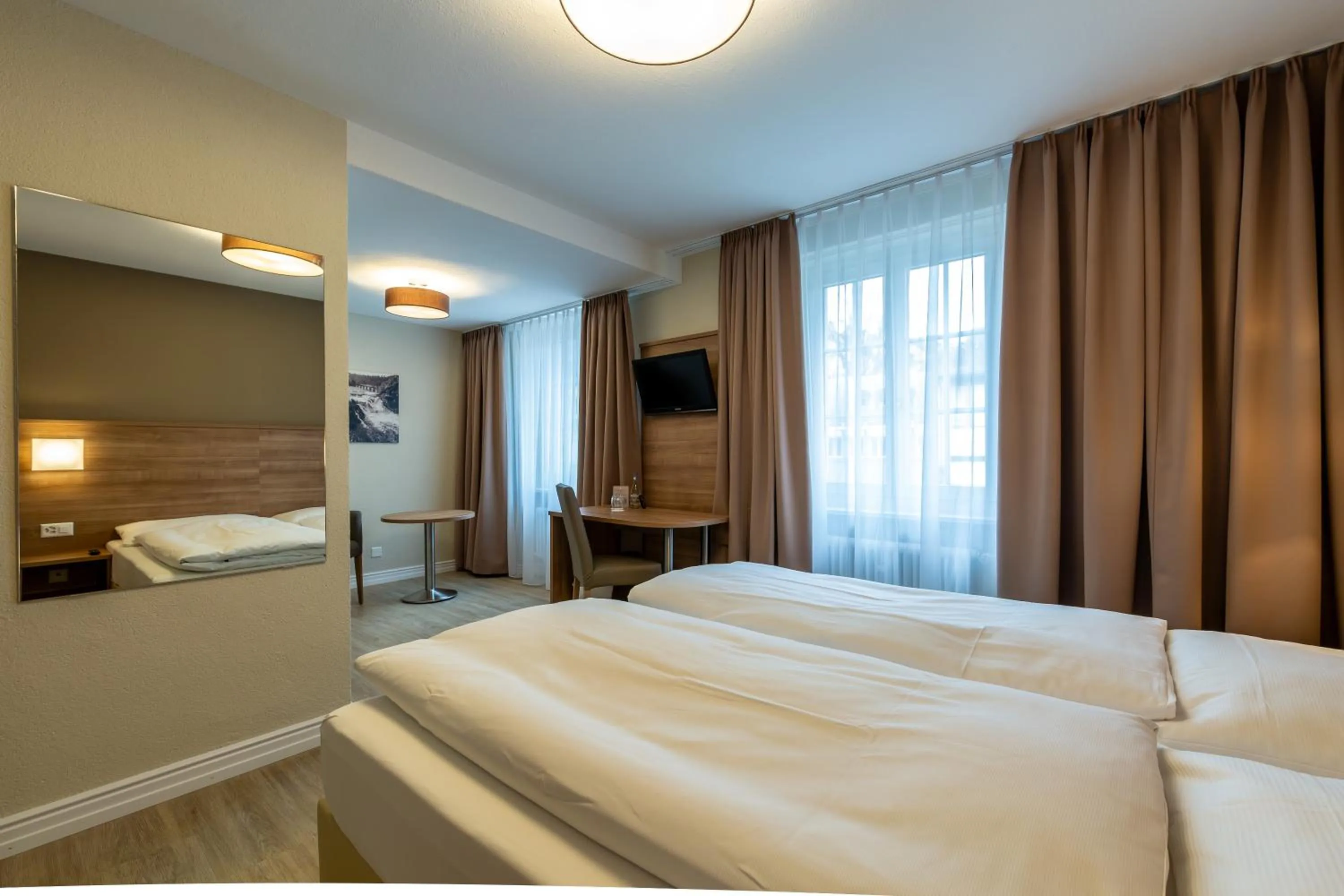 Bed in Hotel Kronenhof