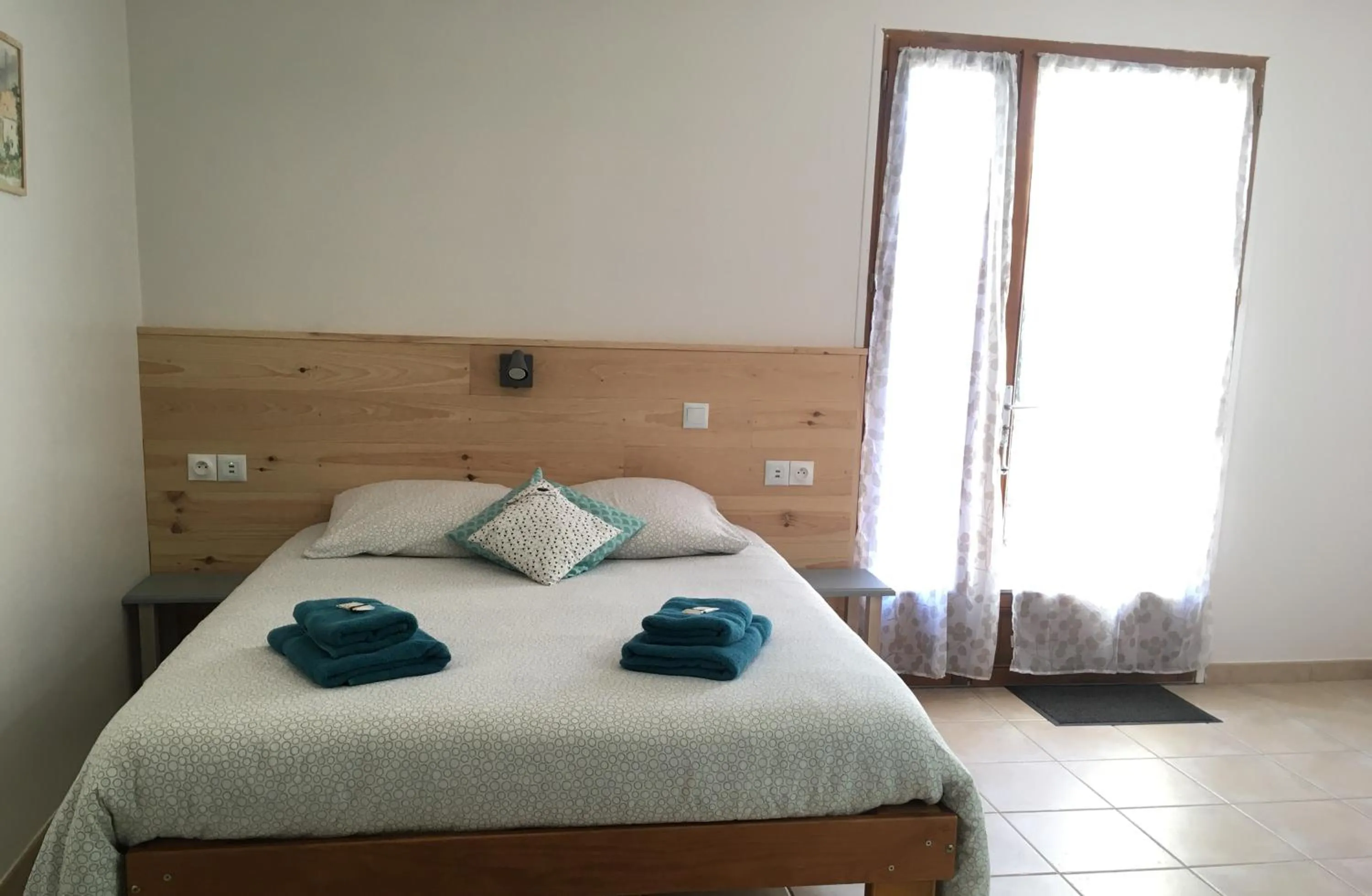 Bed in Le Mas des 3 Anes