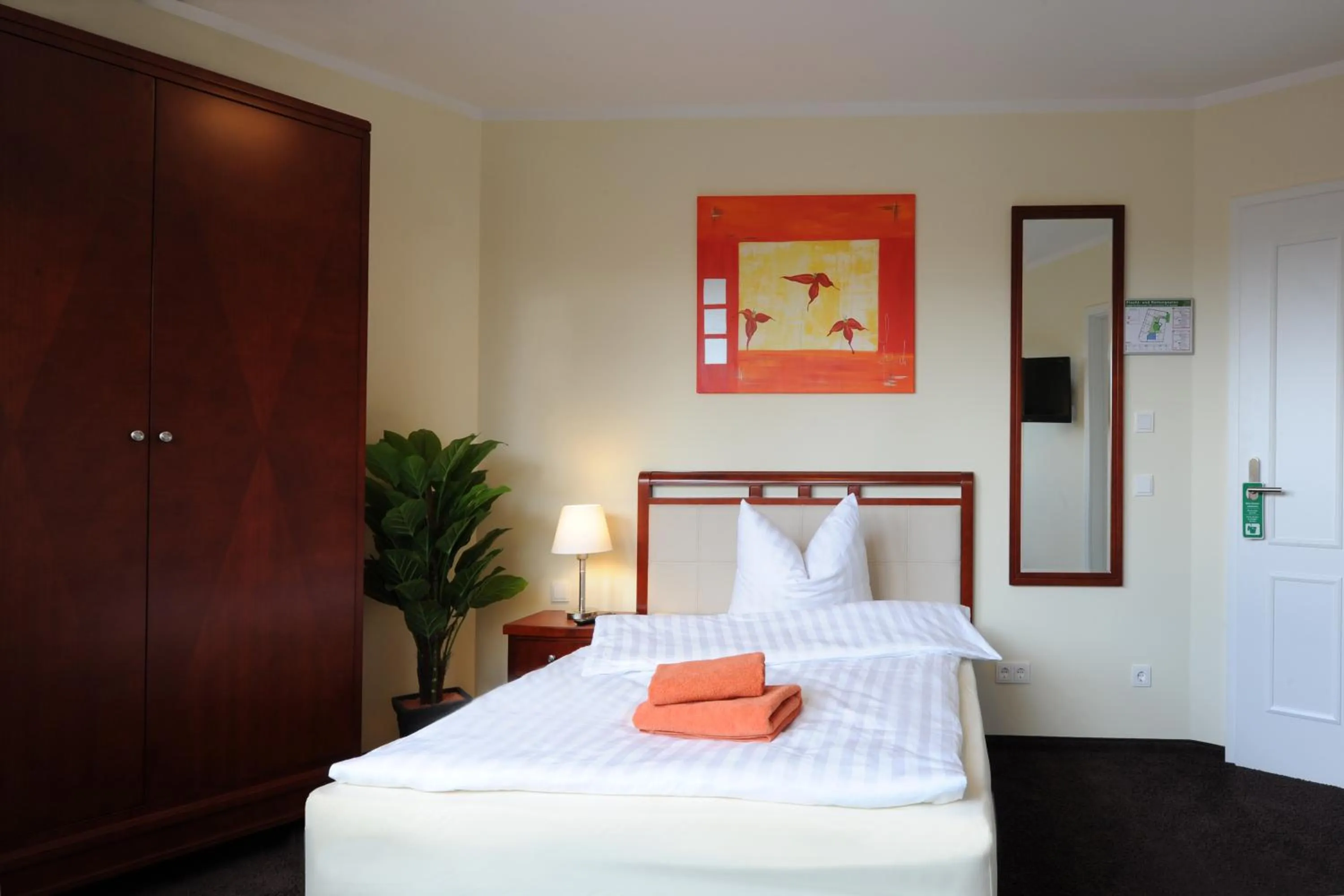 Bed in SchlafGut AppartementHotel