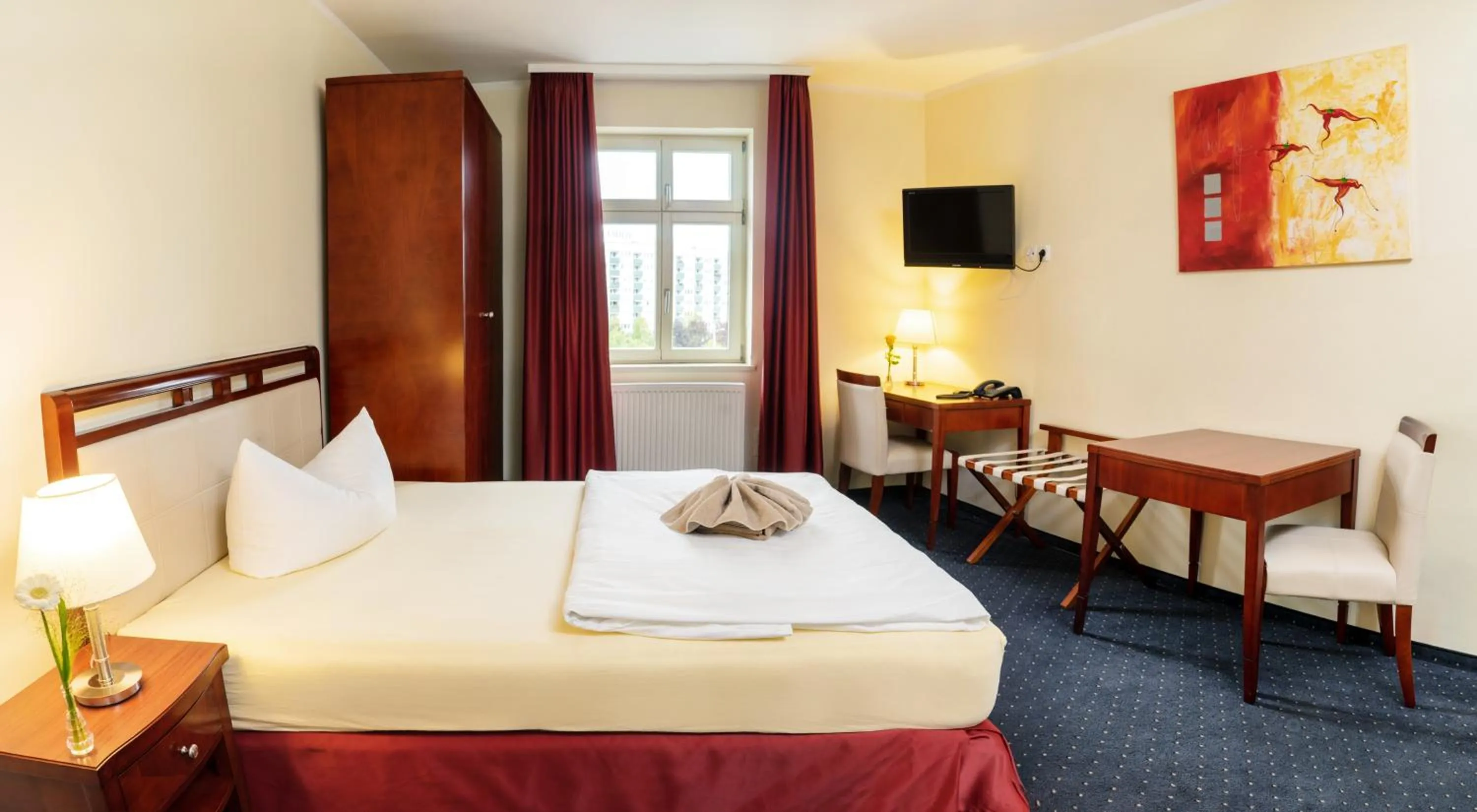 Bed in SchlafGut AppartementHotel