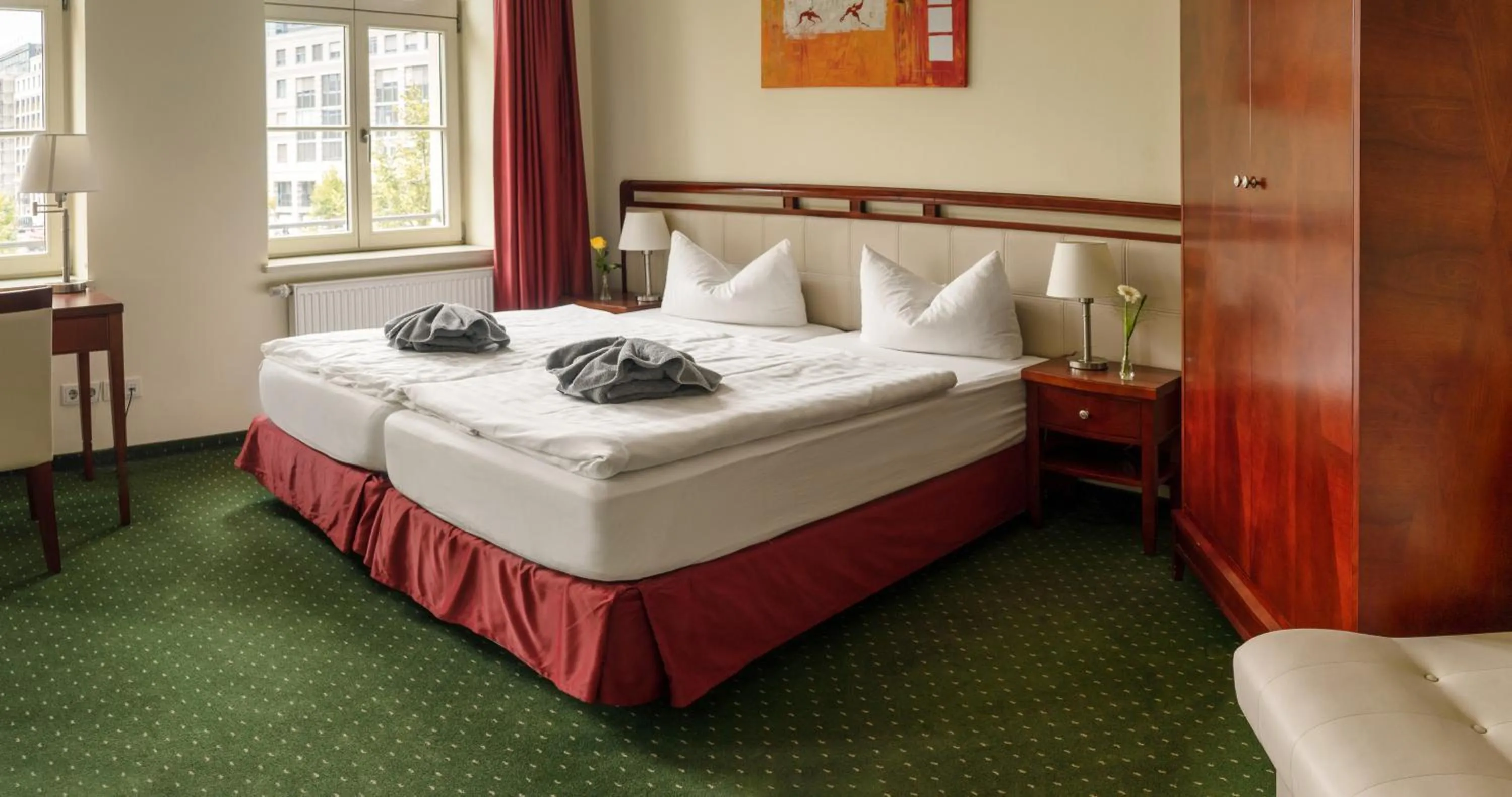 Photo of the whole room, Bed in SchlafGut AppartementHotel