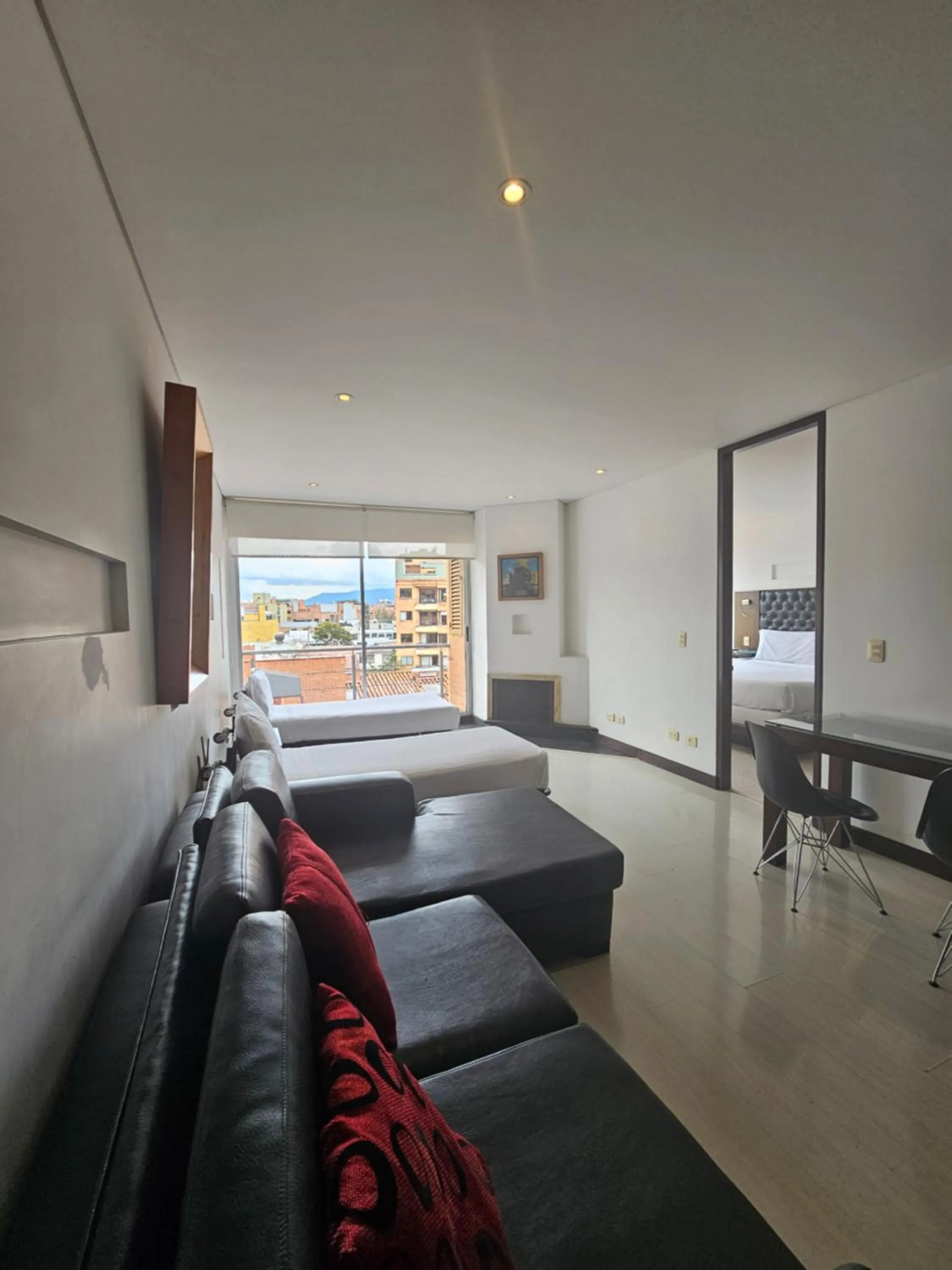 Bed in Hotel 104 Art Suites