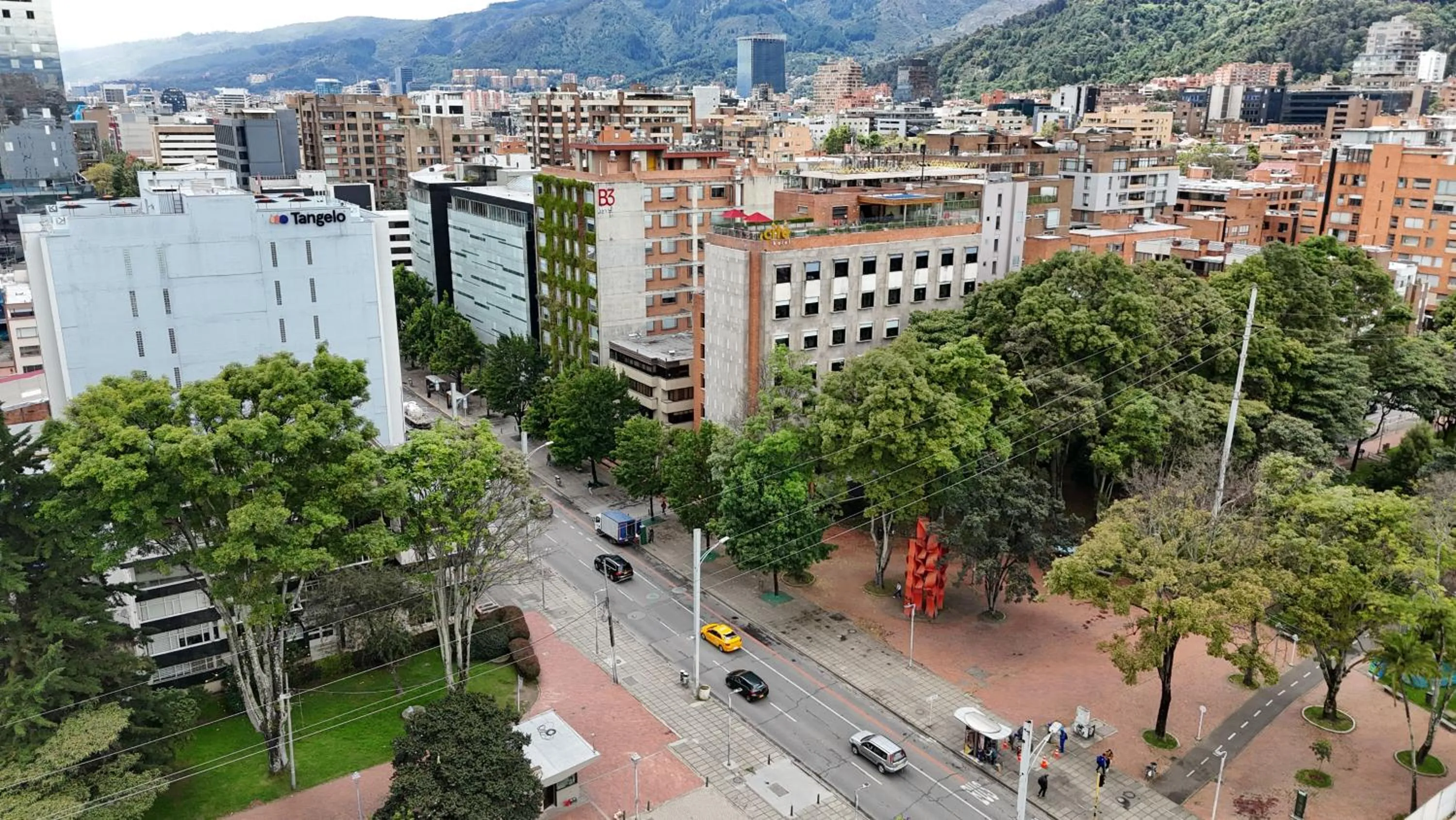Street view in Cité Hotel