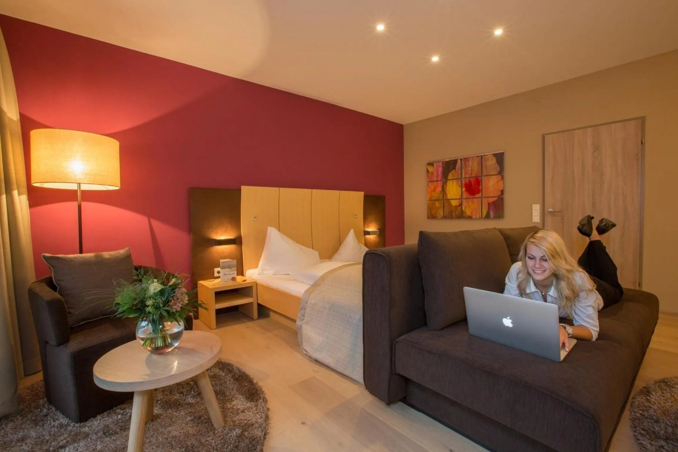 Bedroom, Bed in Hotel Krainerhütte