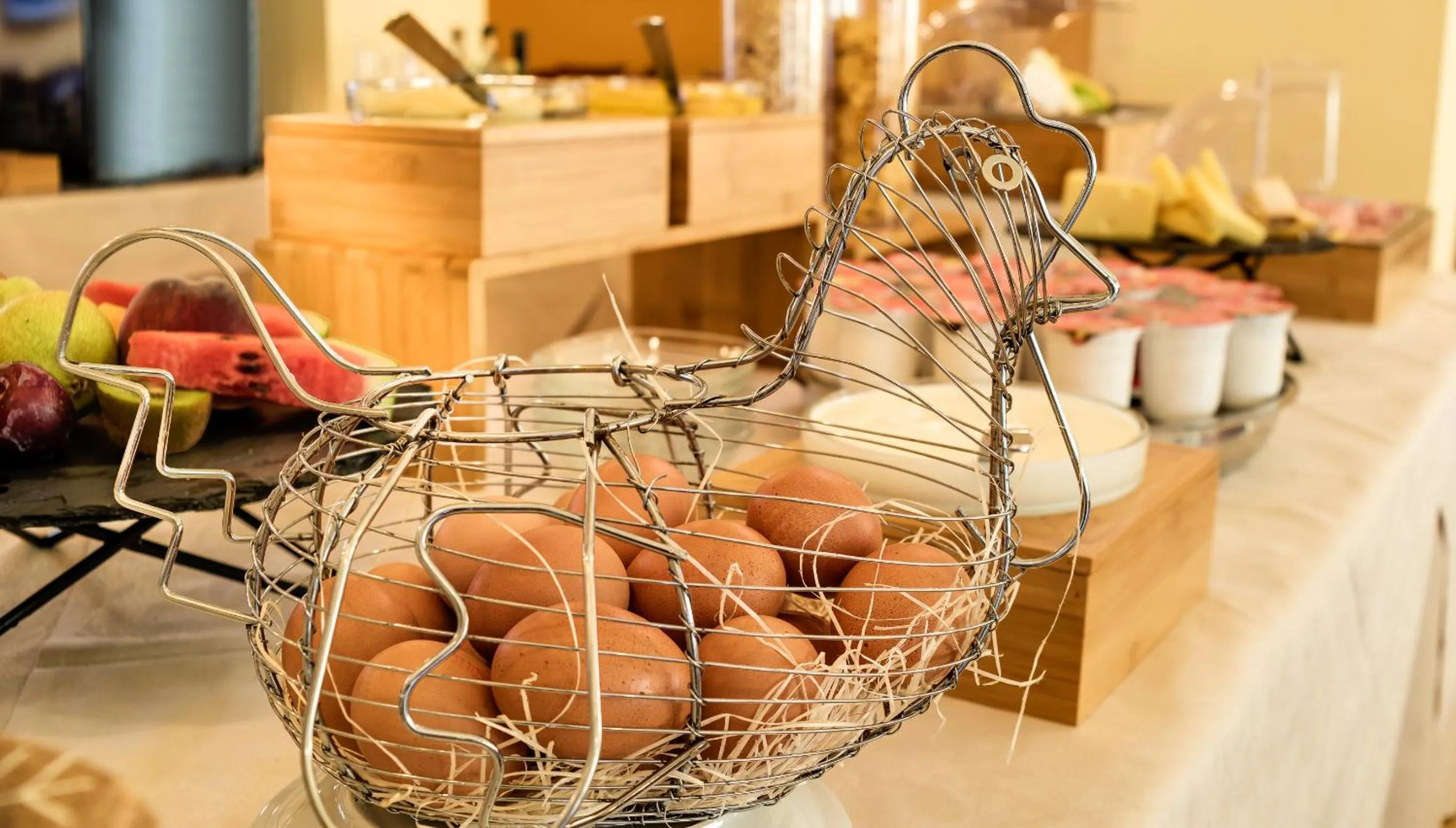 Continental breakfast in Hotel Da Vinci