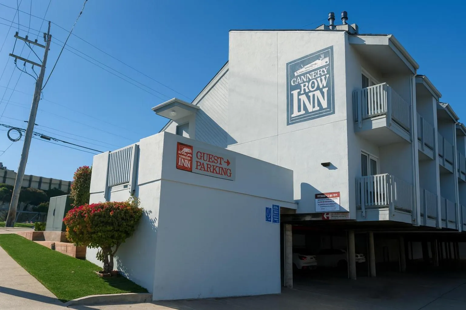 Property building in Cannery Row Inn