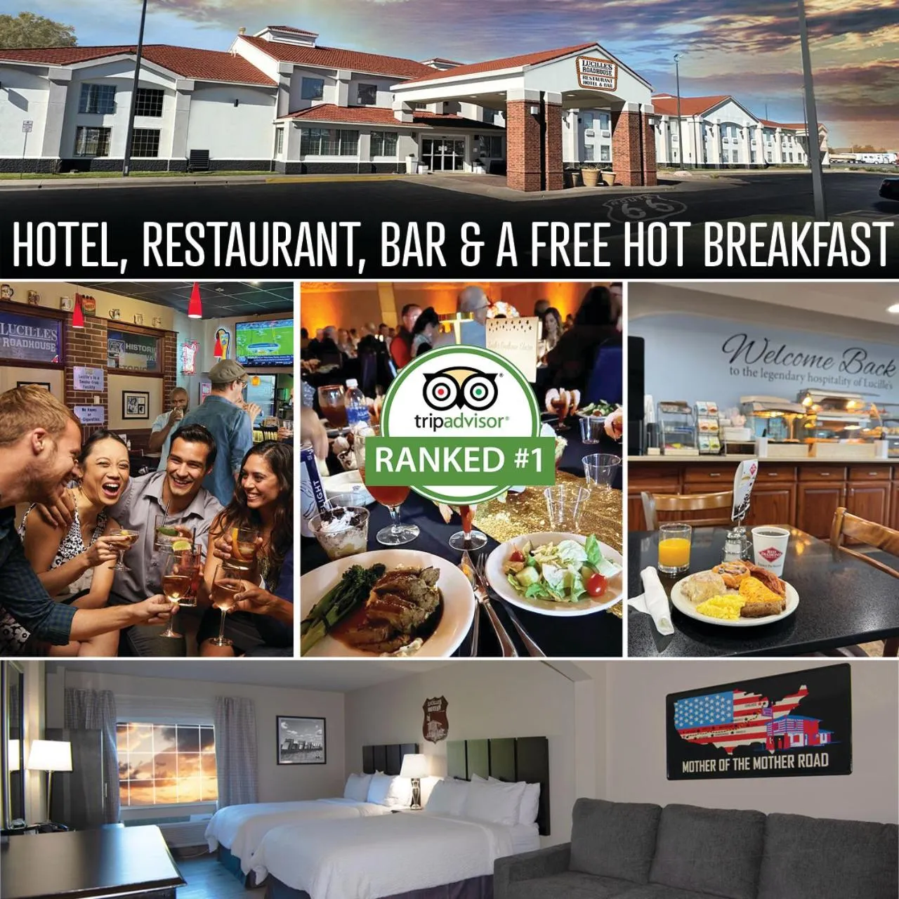 Restaurant/places to eat in Lucille's Hotel, Restaurant, & Bar