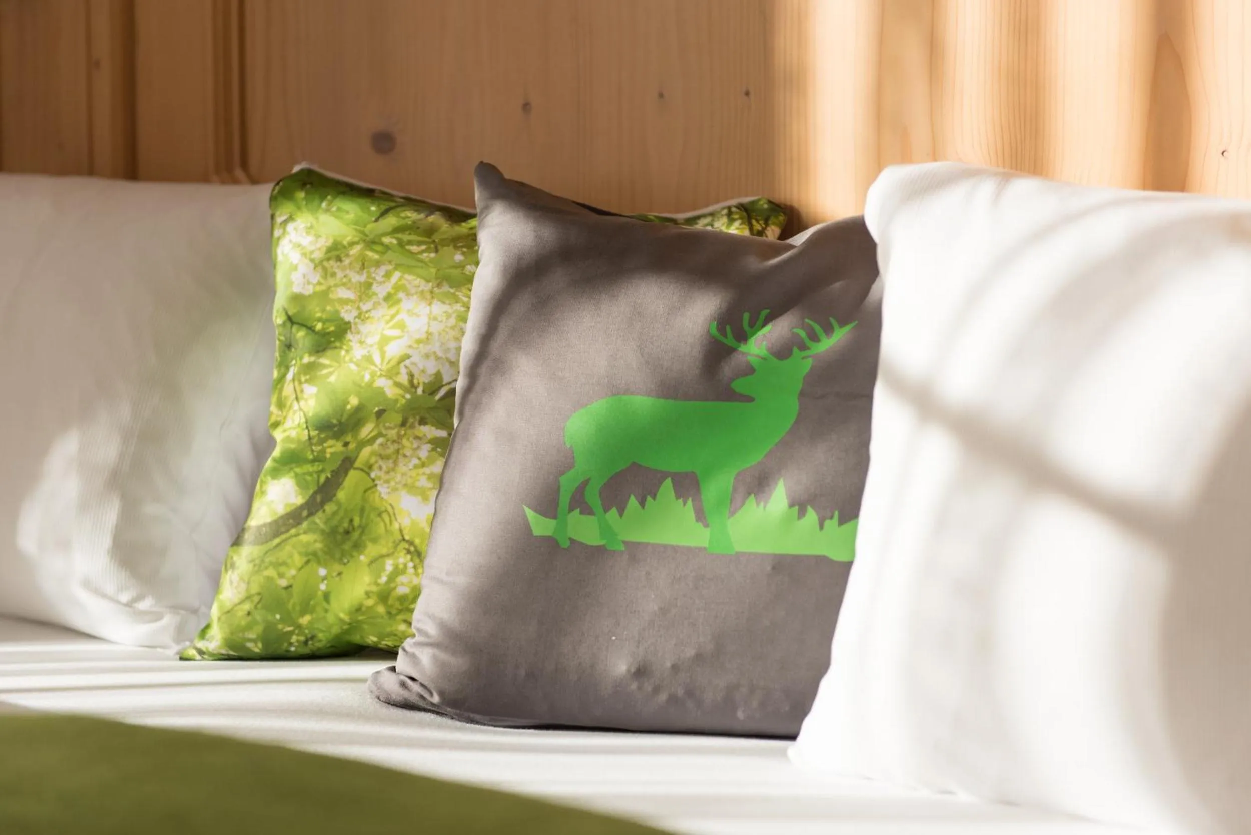 Decorative detail, Bed in Hotel Mölltalerhof