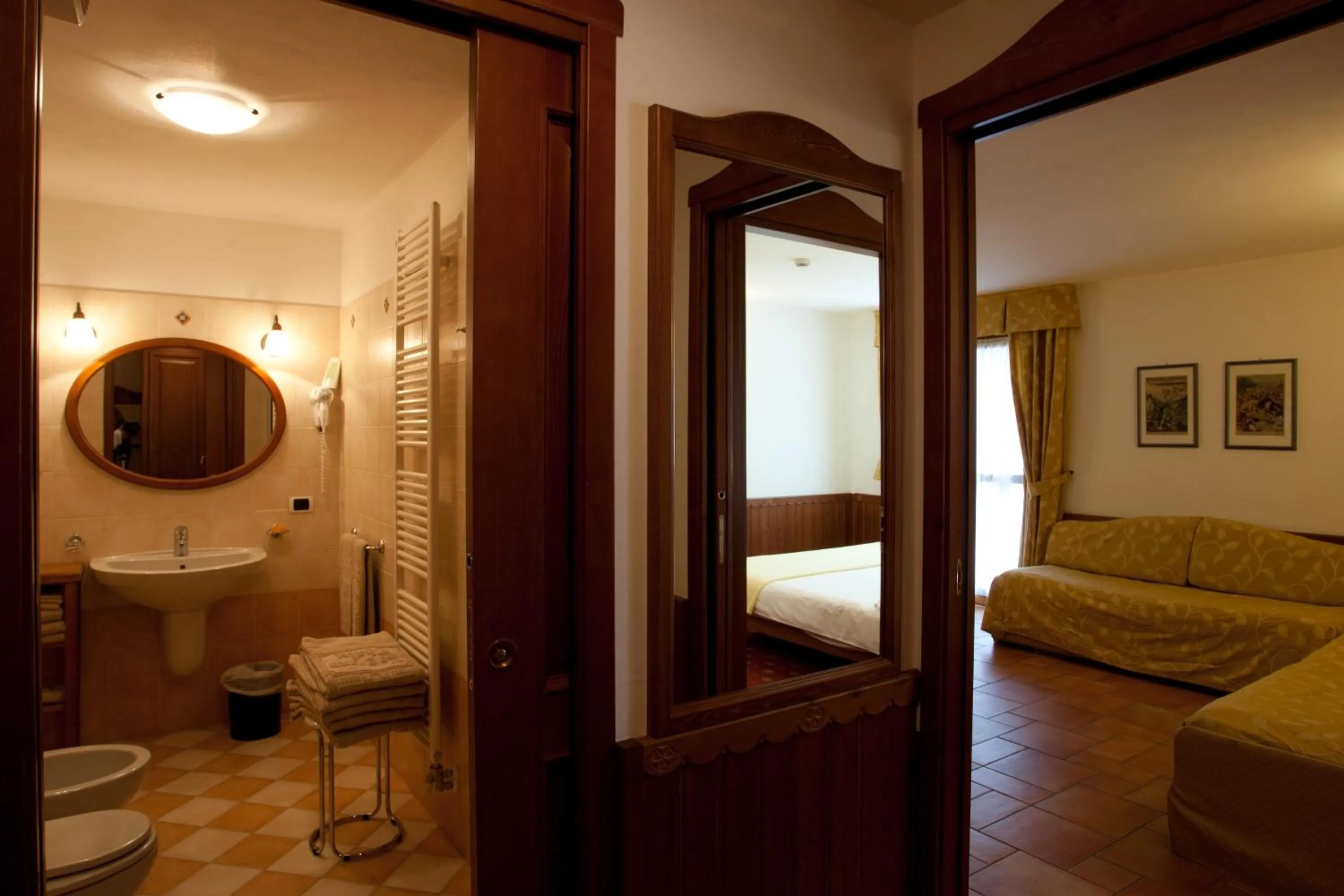 Bathroom in Residence Le Grand Chalet