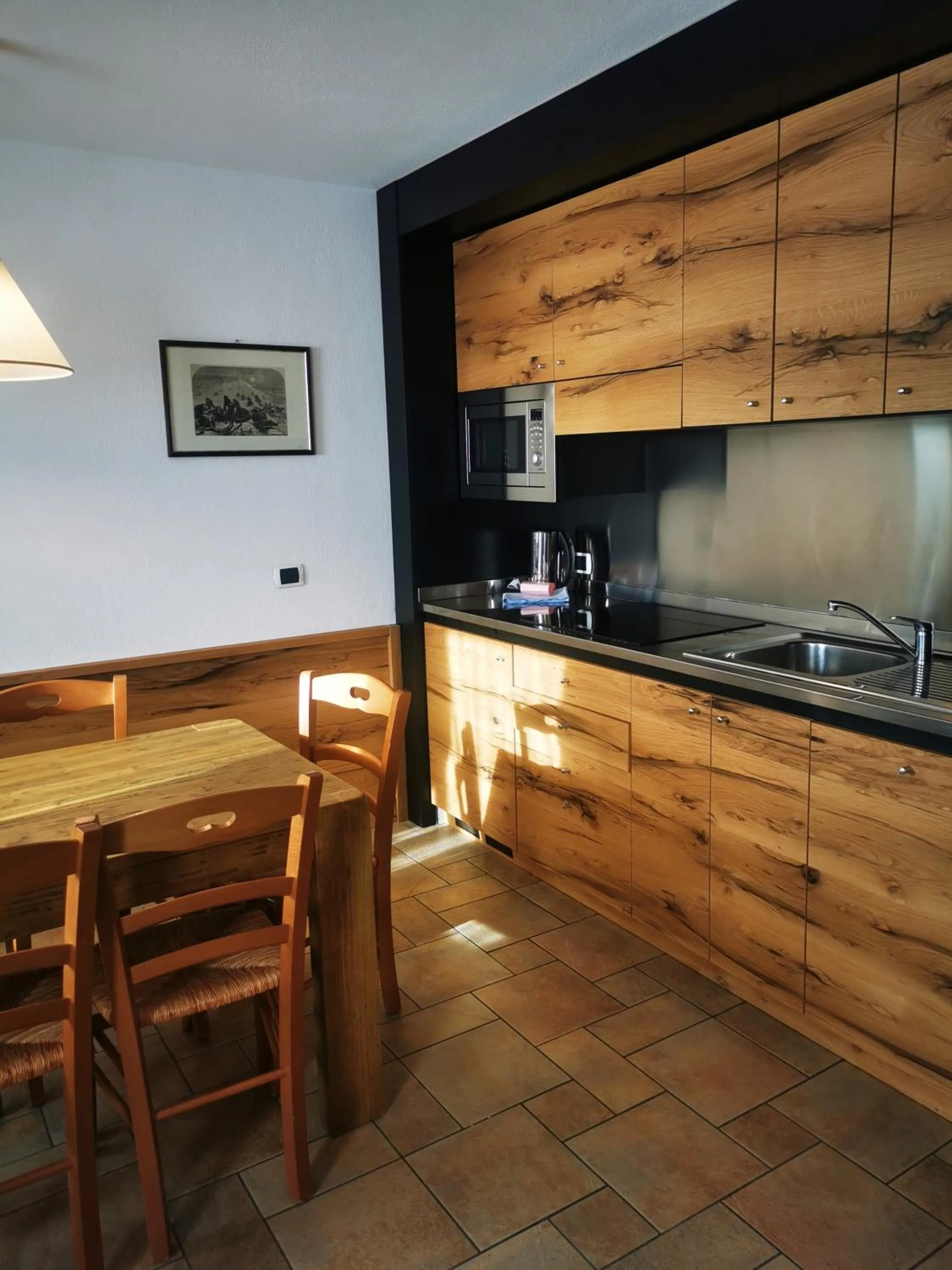 Kitchen or kitchenette in Residence Le Grand Chalet
