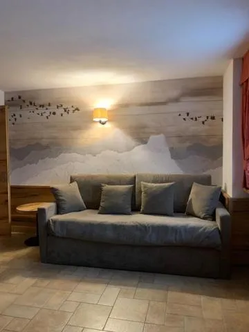 Living room in Residence Le Grand Chalet