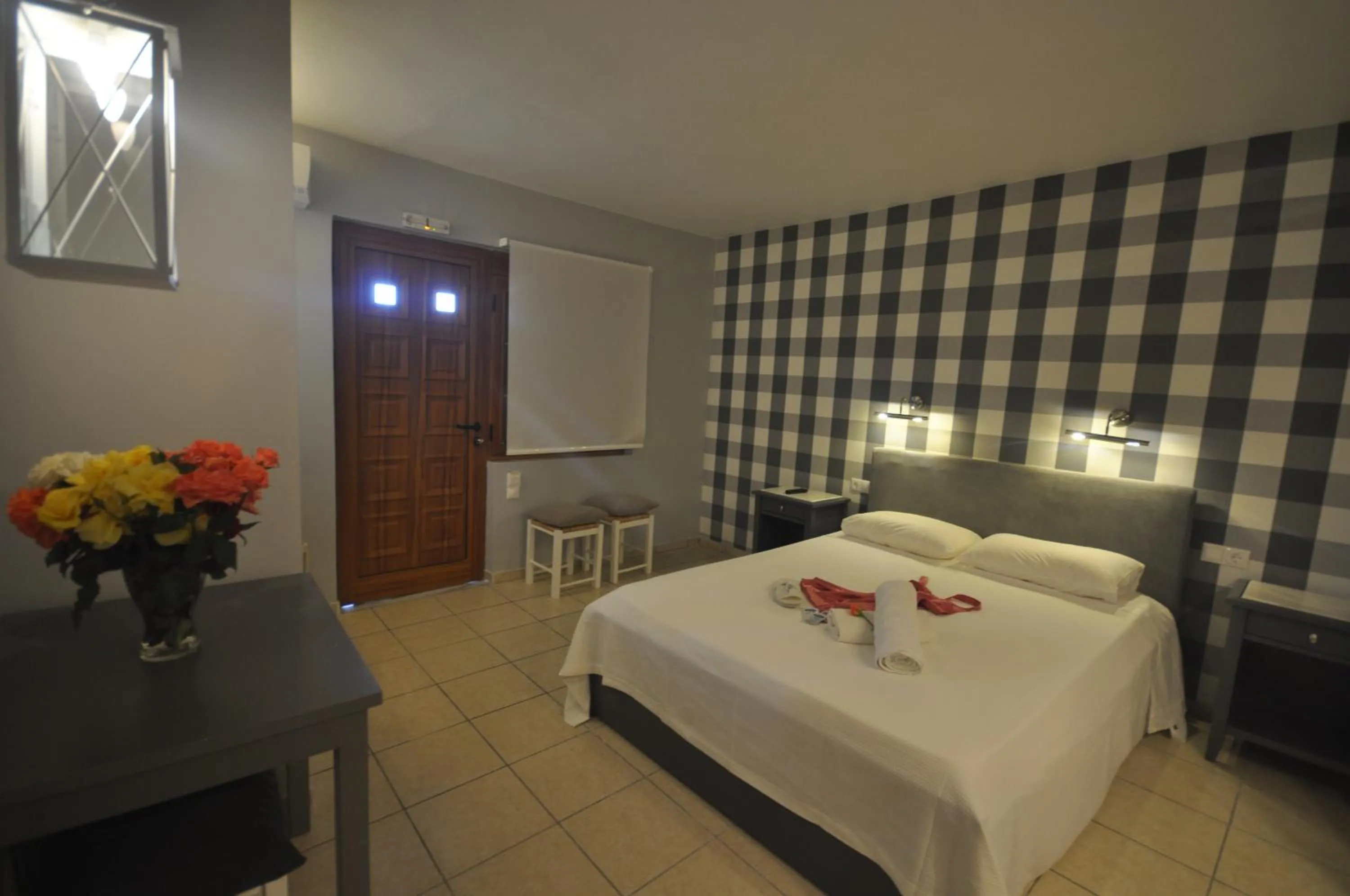 Bed in Ariadnes Holiday Accommodation