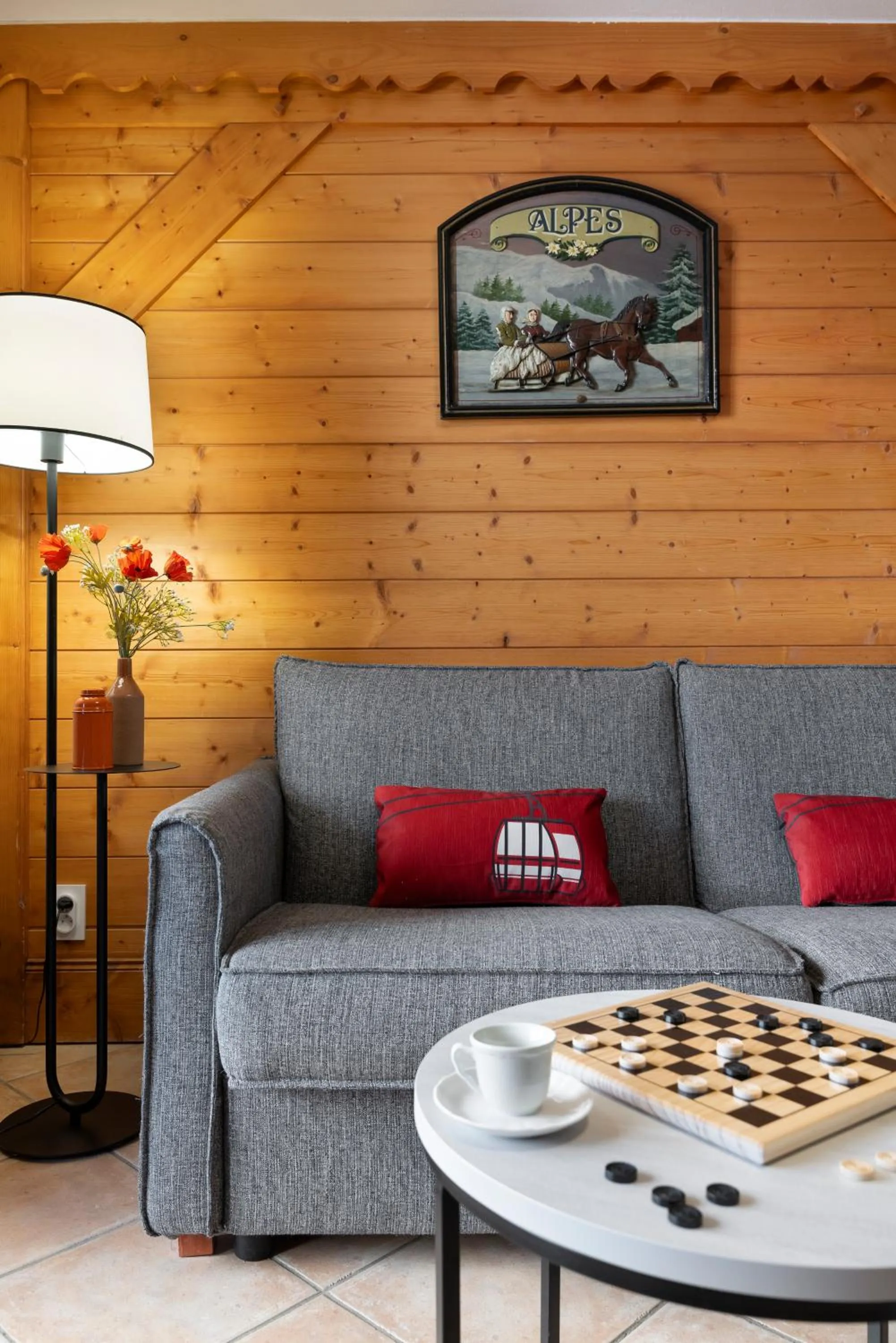 Living room in Résidence Pierre & Vacances Premium Les Fermes De Méribel