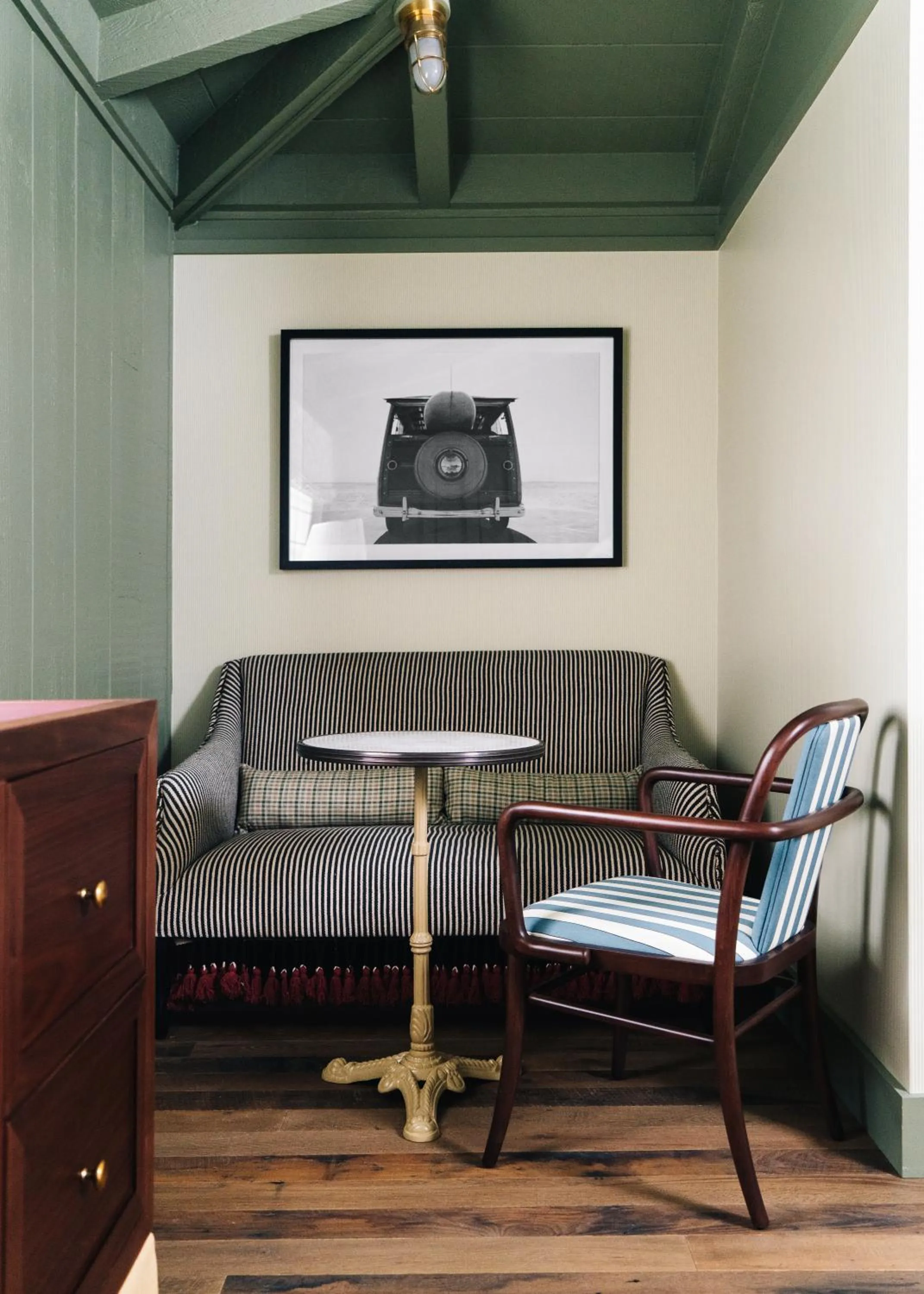 Seating area in Le Petit Pali at Ocean Ave