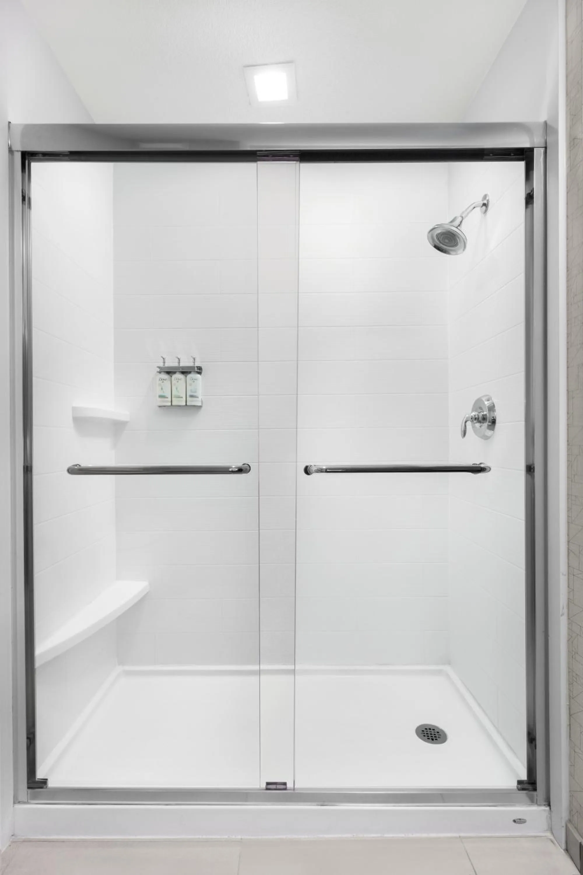 Shower in Holiday Inn Express Hotel & Suites Marina by IHG