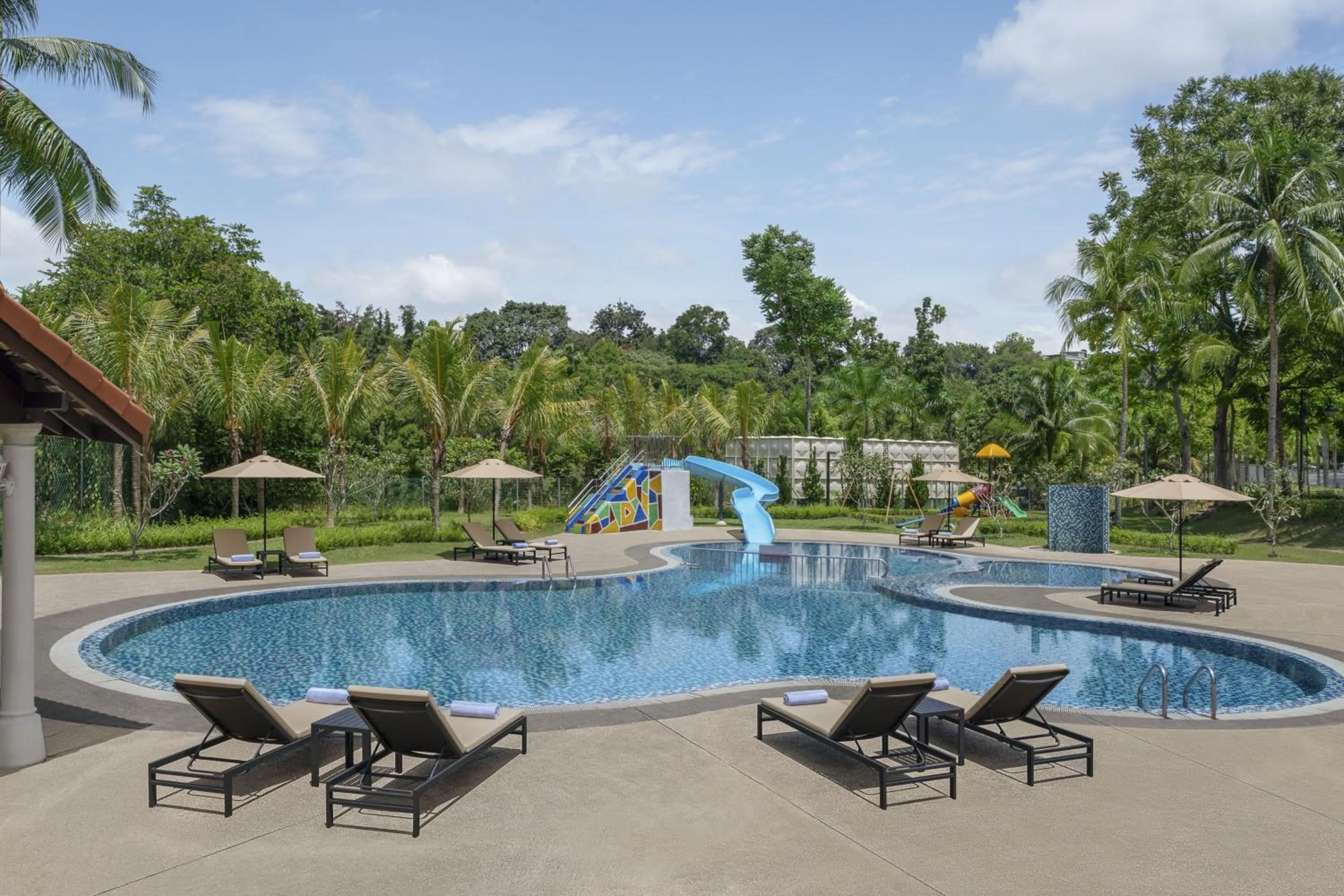 Swimming pool in Palm Garden Hotel, Putrajaya, a Tribute Portfolio Hotel