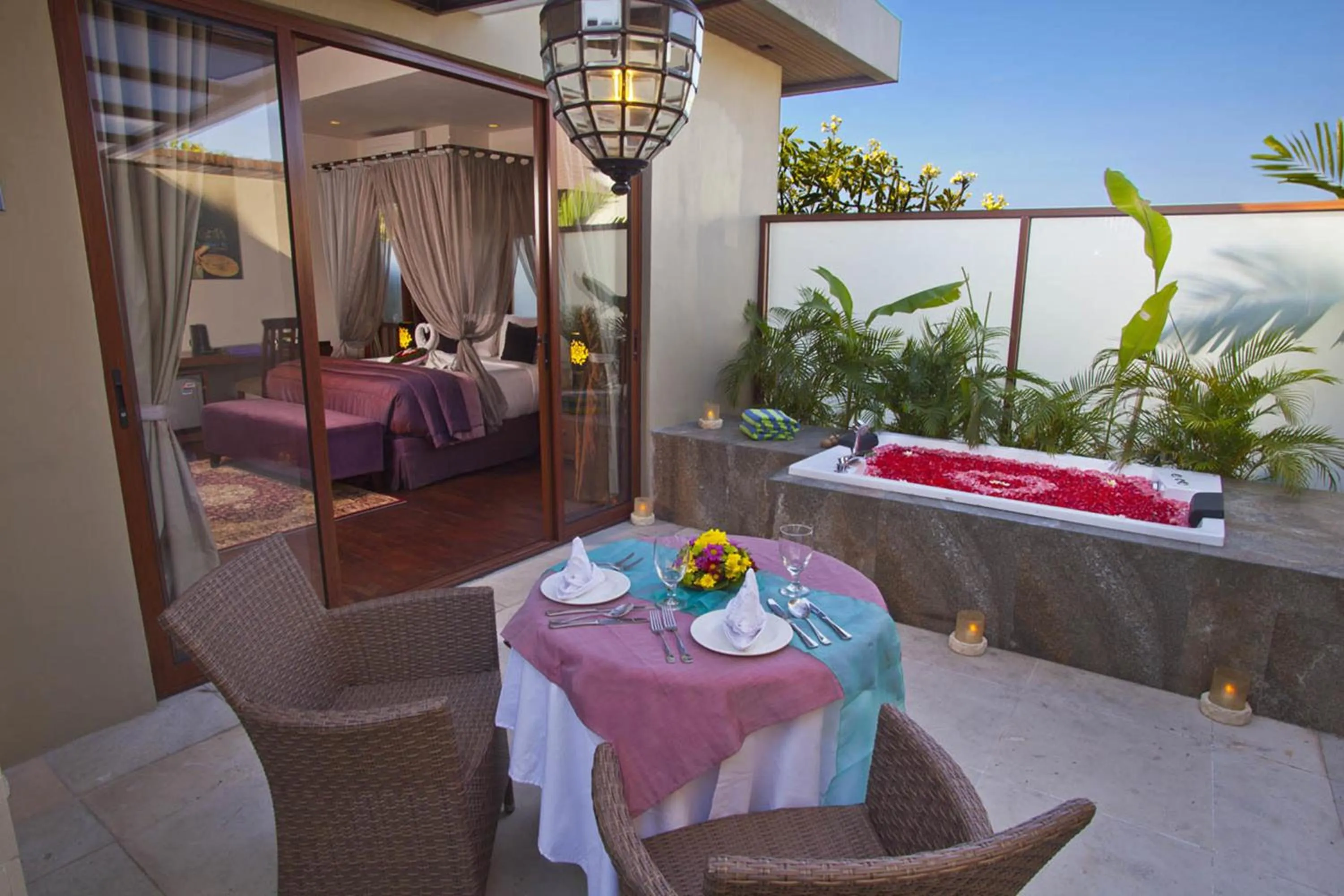 Dining area in Kanishka Villas