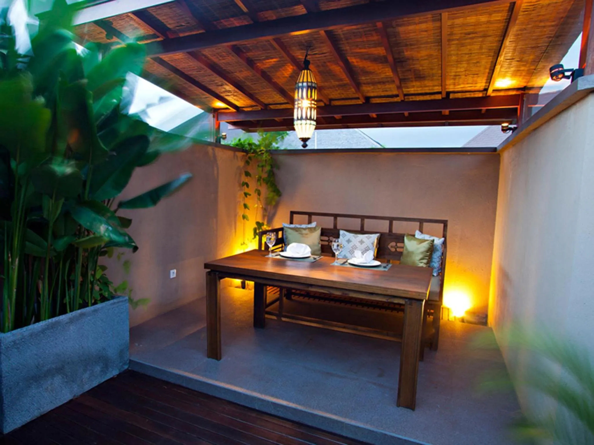 Seating area in Kanishka Villas