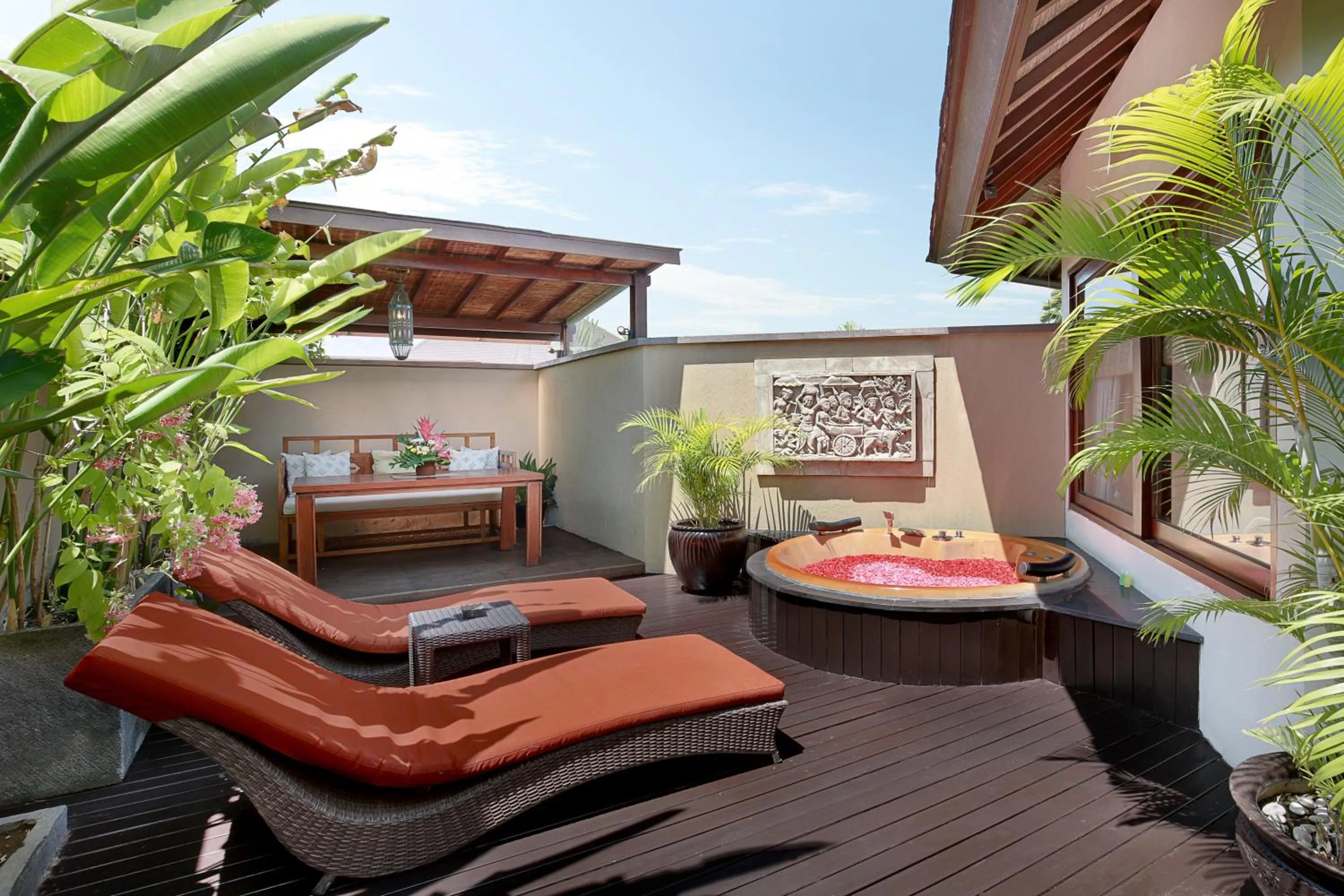Seating area in Kanishka Villas