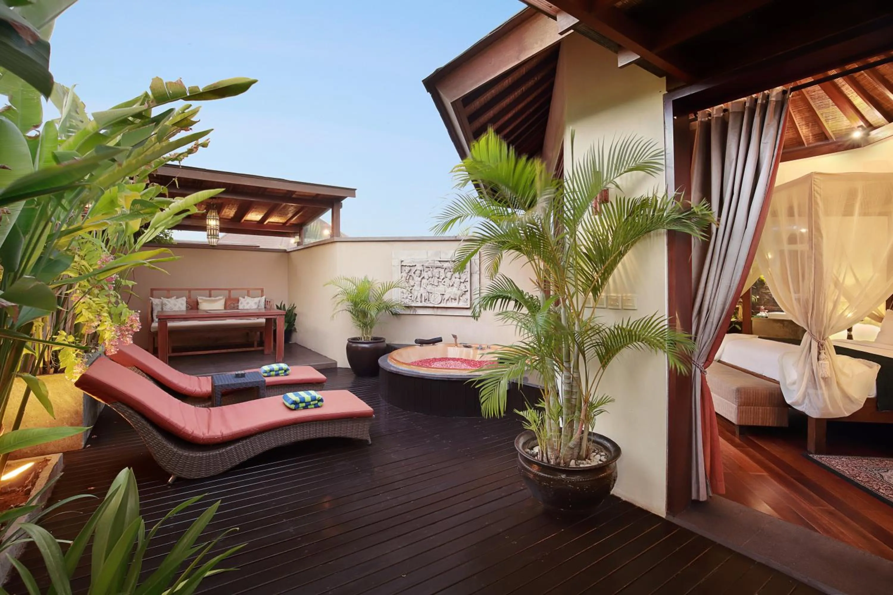 Seating area in Kanishka Villas