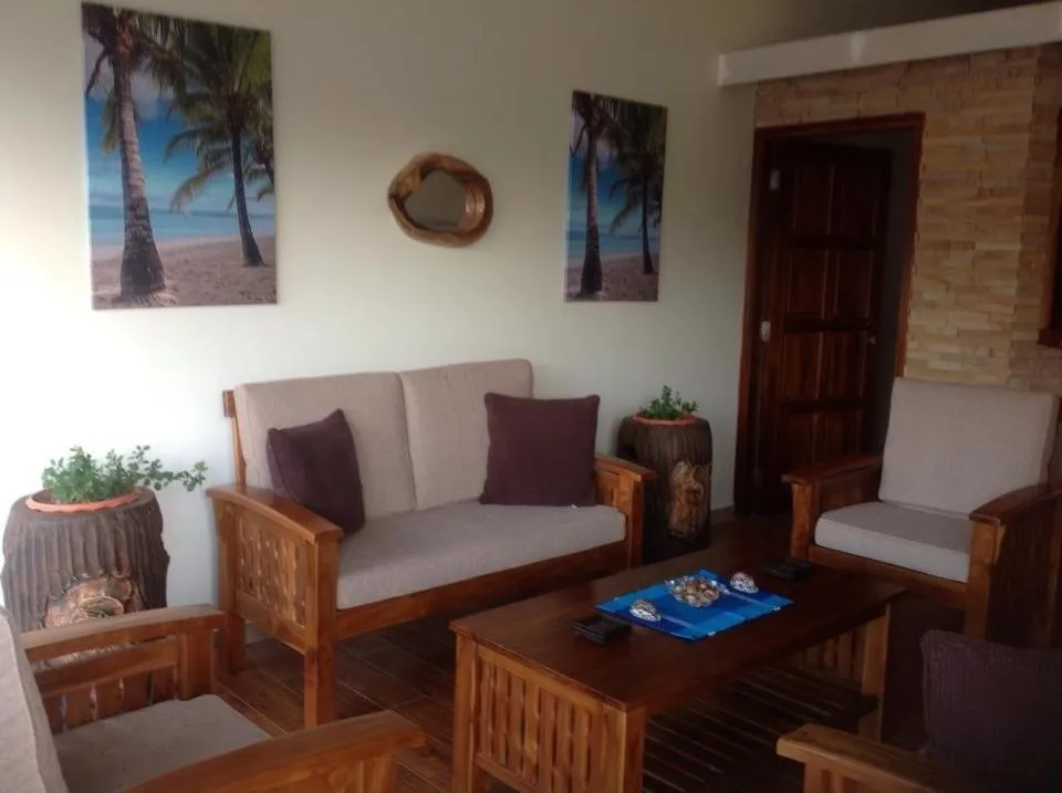 Living room in Seashell Beach Villa