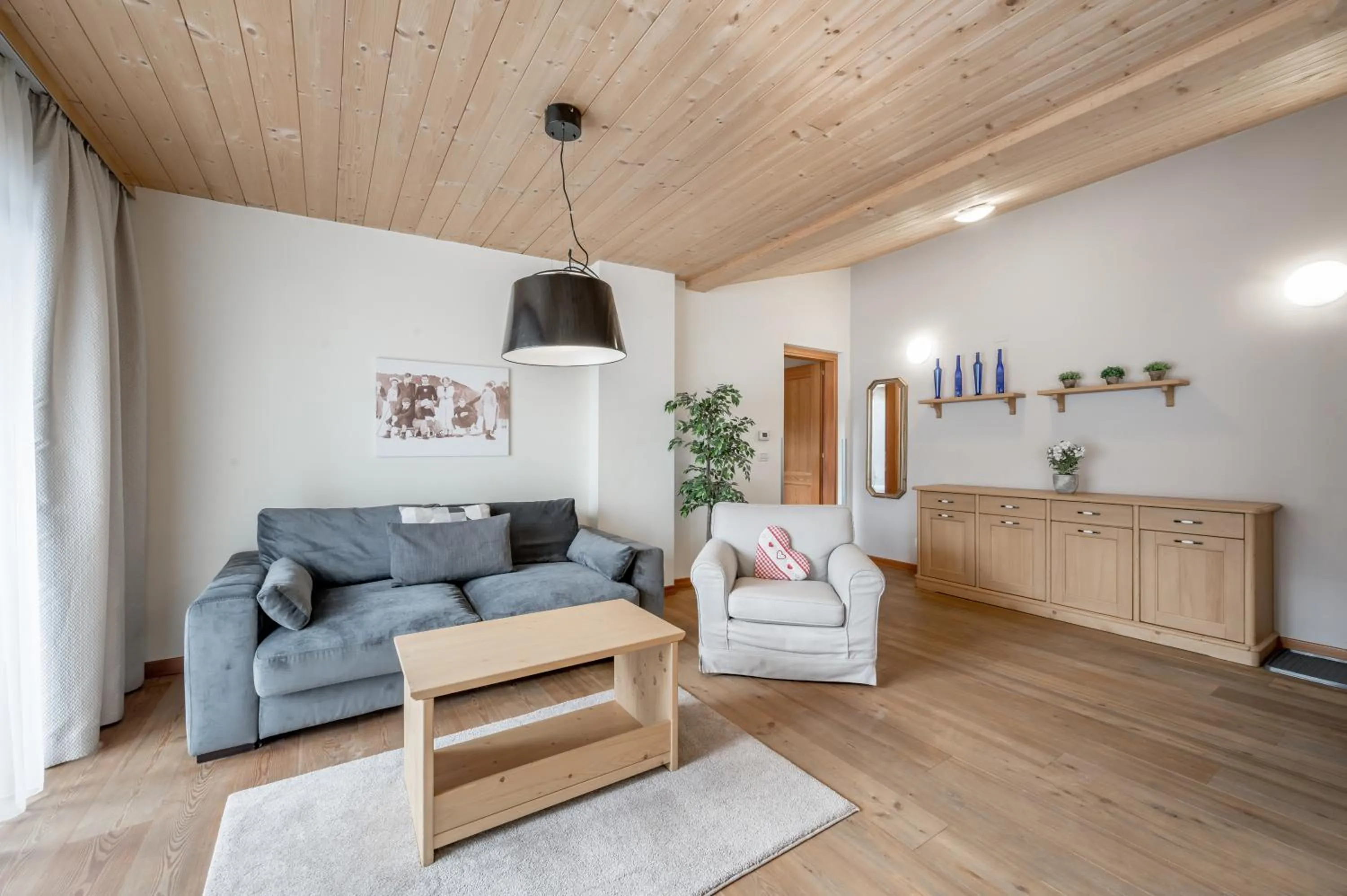 Living room in Apartment Torri di Seefeld