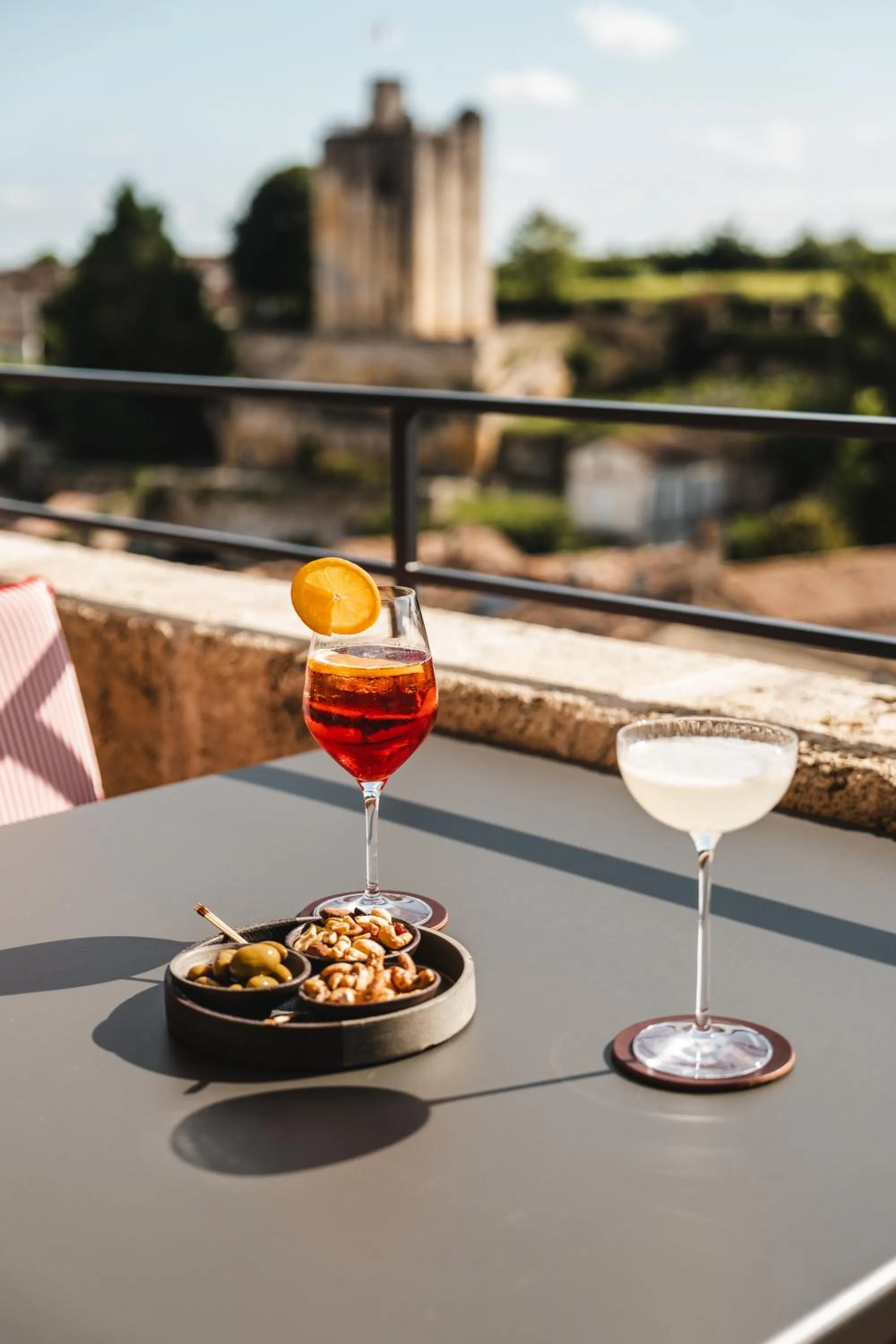 Patio in Hôtel de Pavie