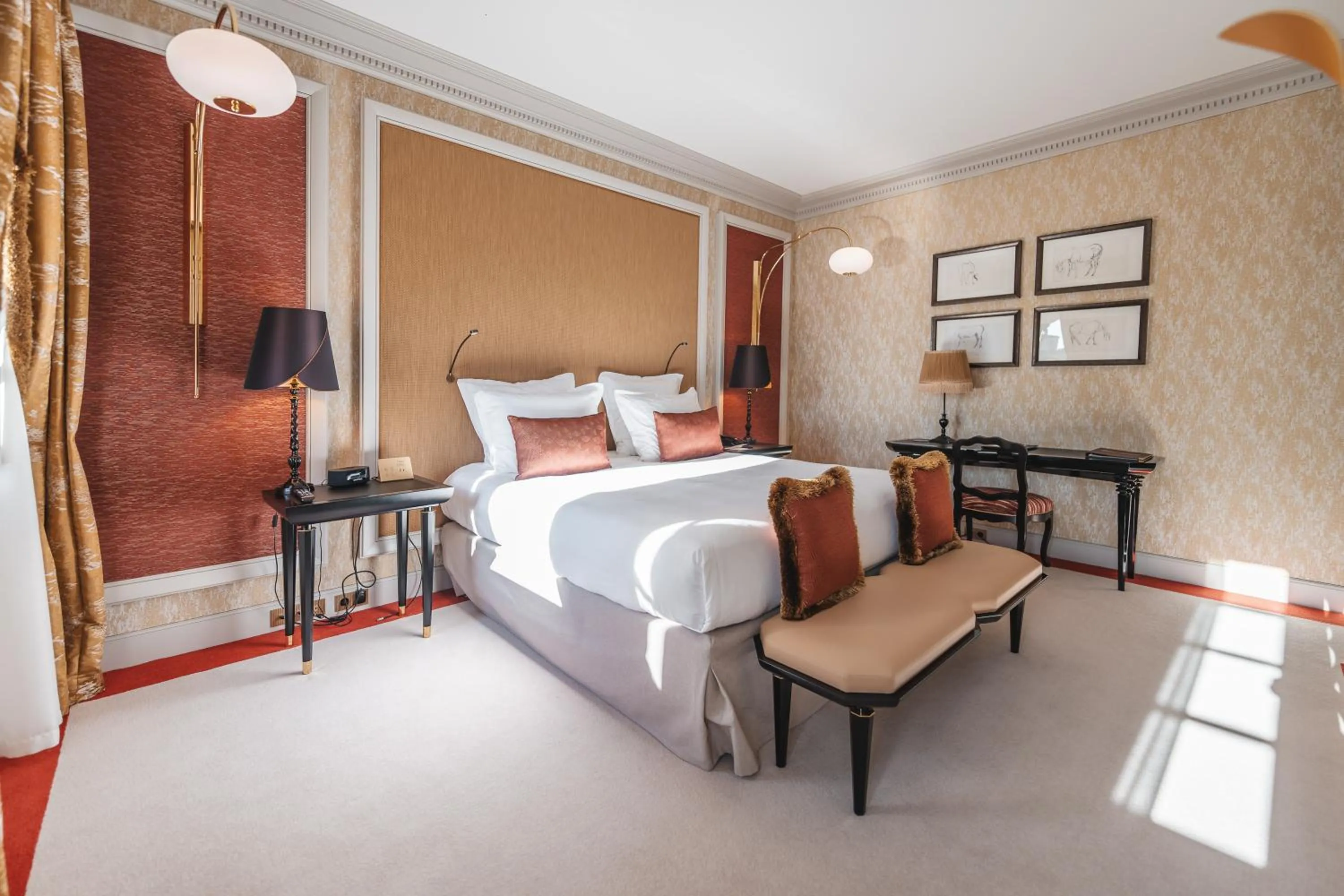 Bedroom, Bed in Hôtel de Pavie