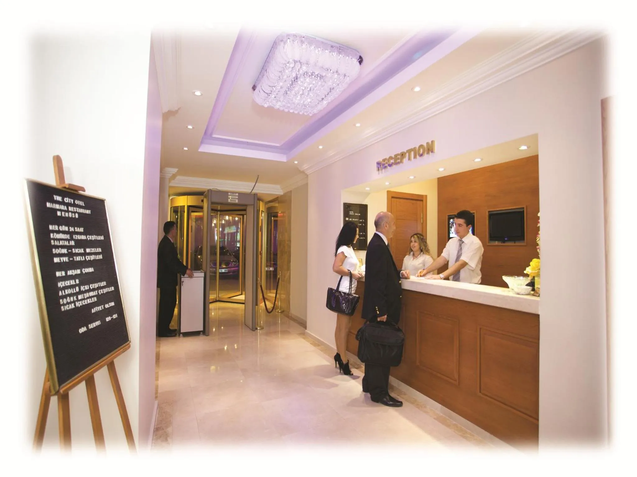 Lobby or reception in The City Hotel