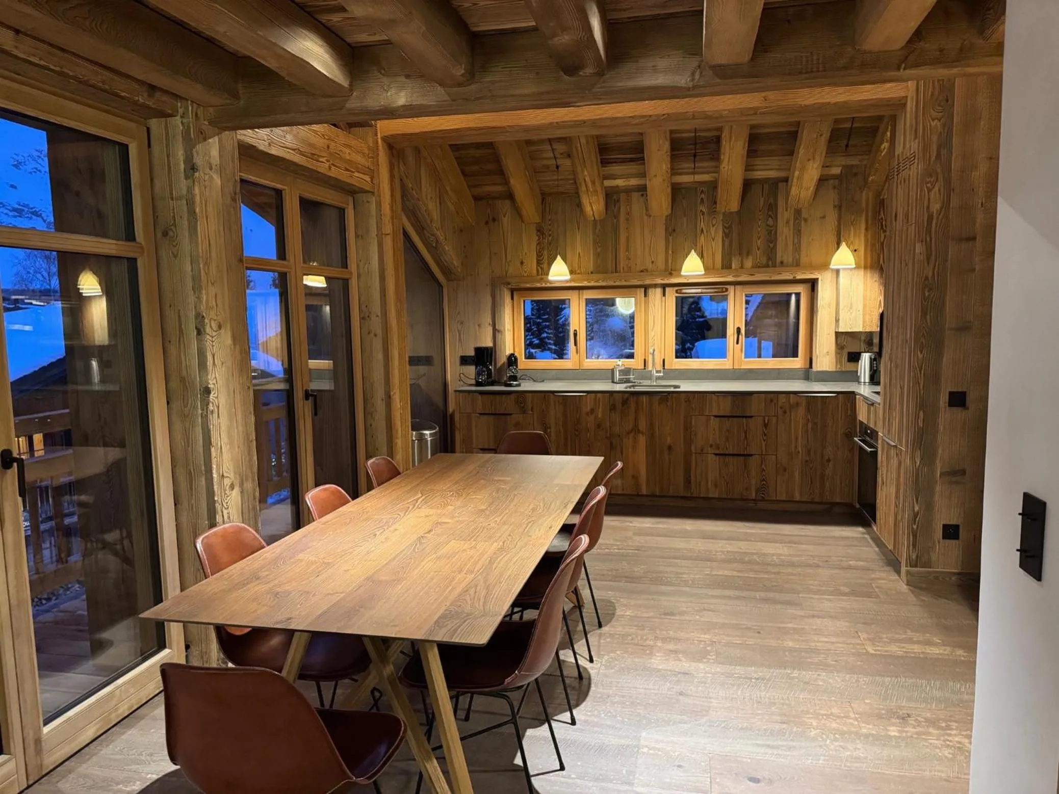 Kitchen or kitchenette in Hotel Ormelune