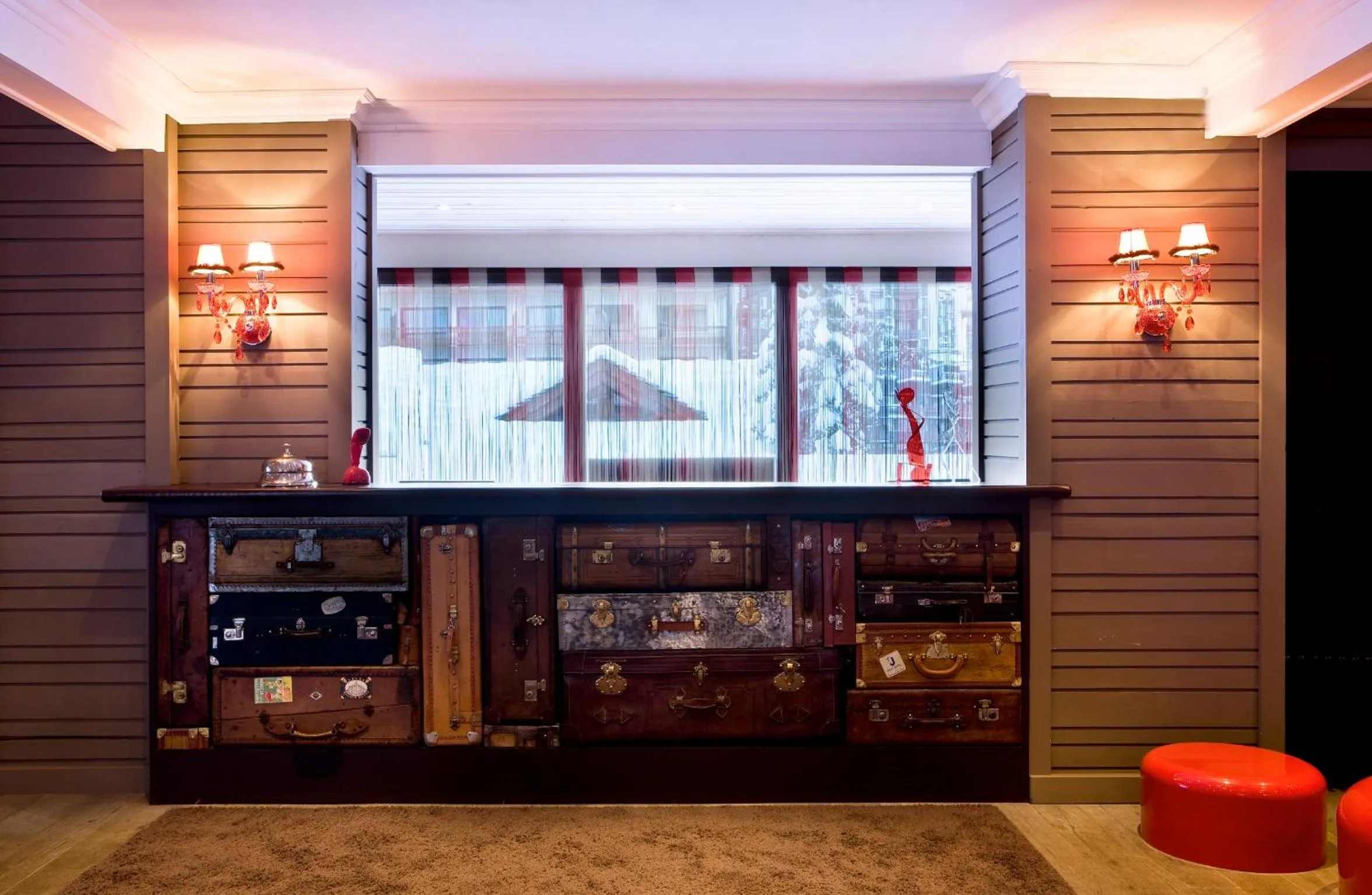 Lobby or reception in Hotel Ormelune