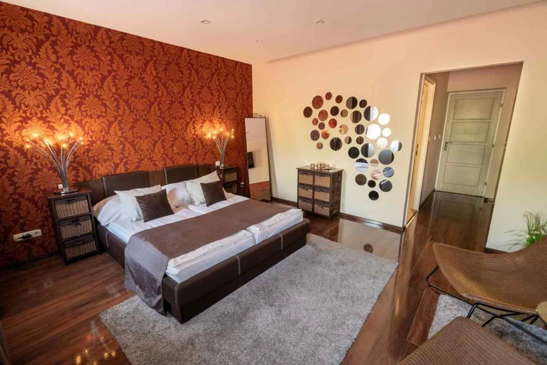 Bedroom, Bed in Pollushof Panzió és Étterem