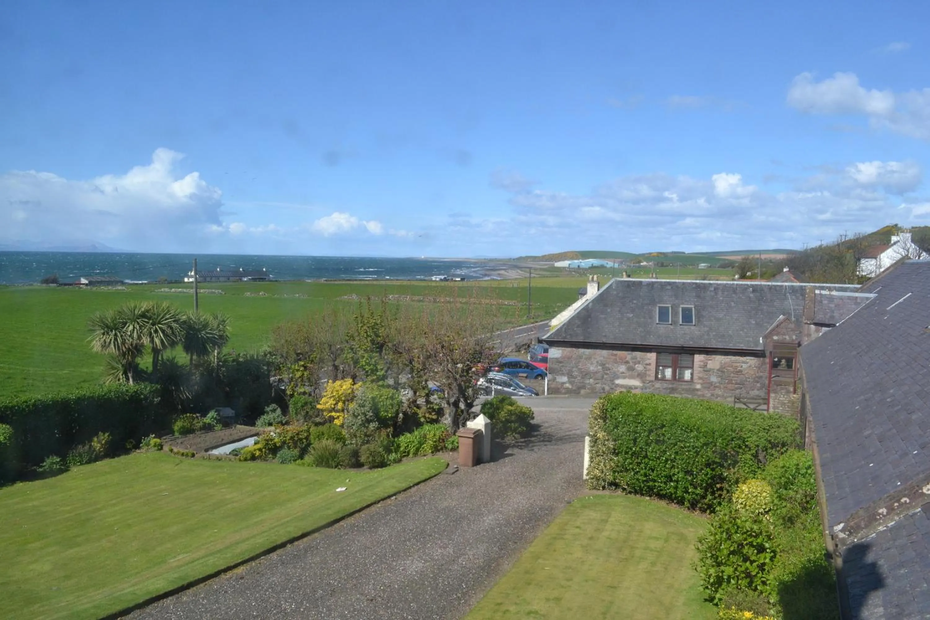 Garden view in Burnside Farm B & B