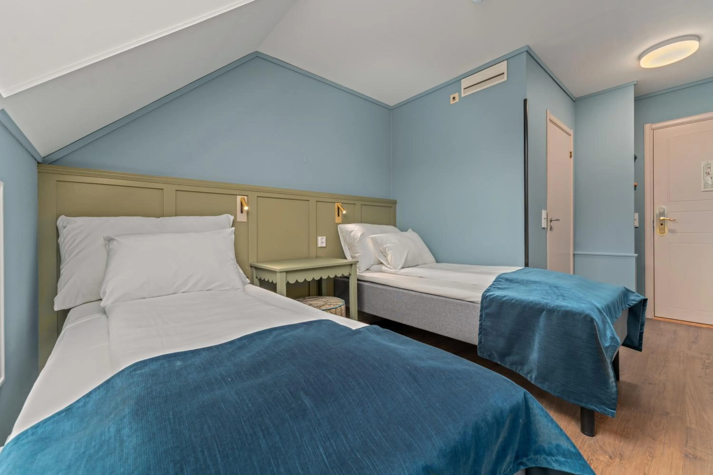 Bed in Hotel Breiseth