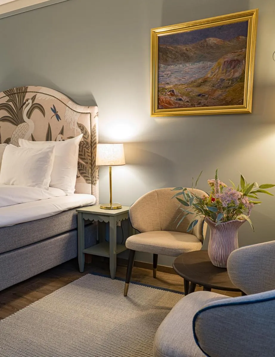 Bed in Hotel Breiseth