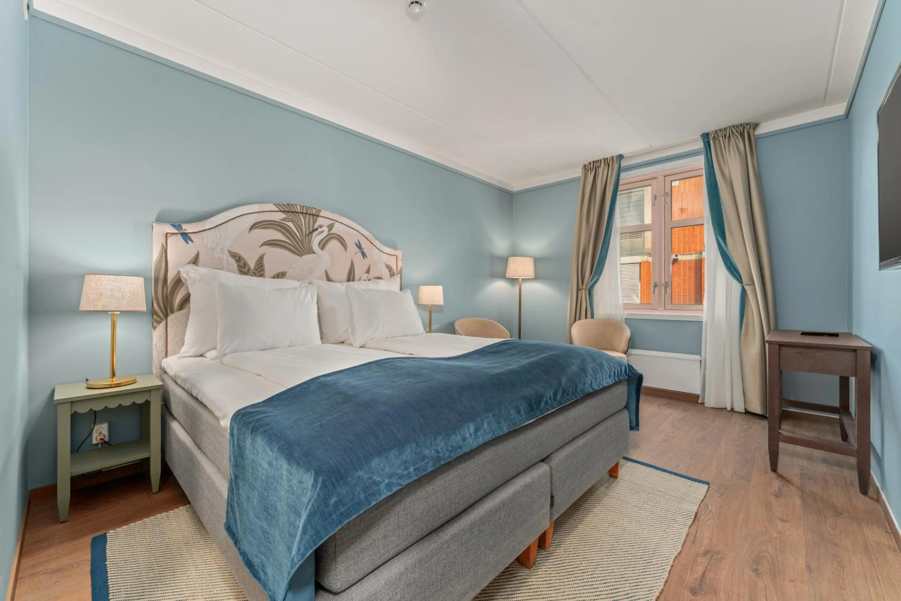 Bed in Hotel Breiseth