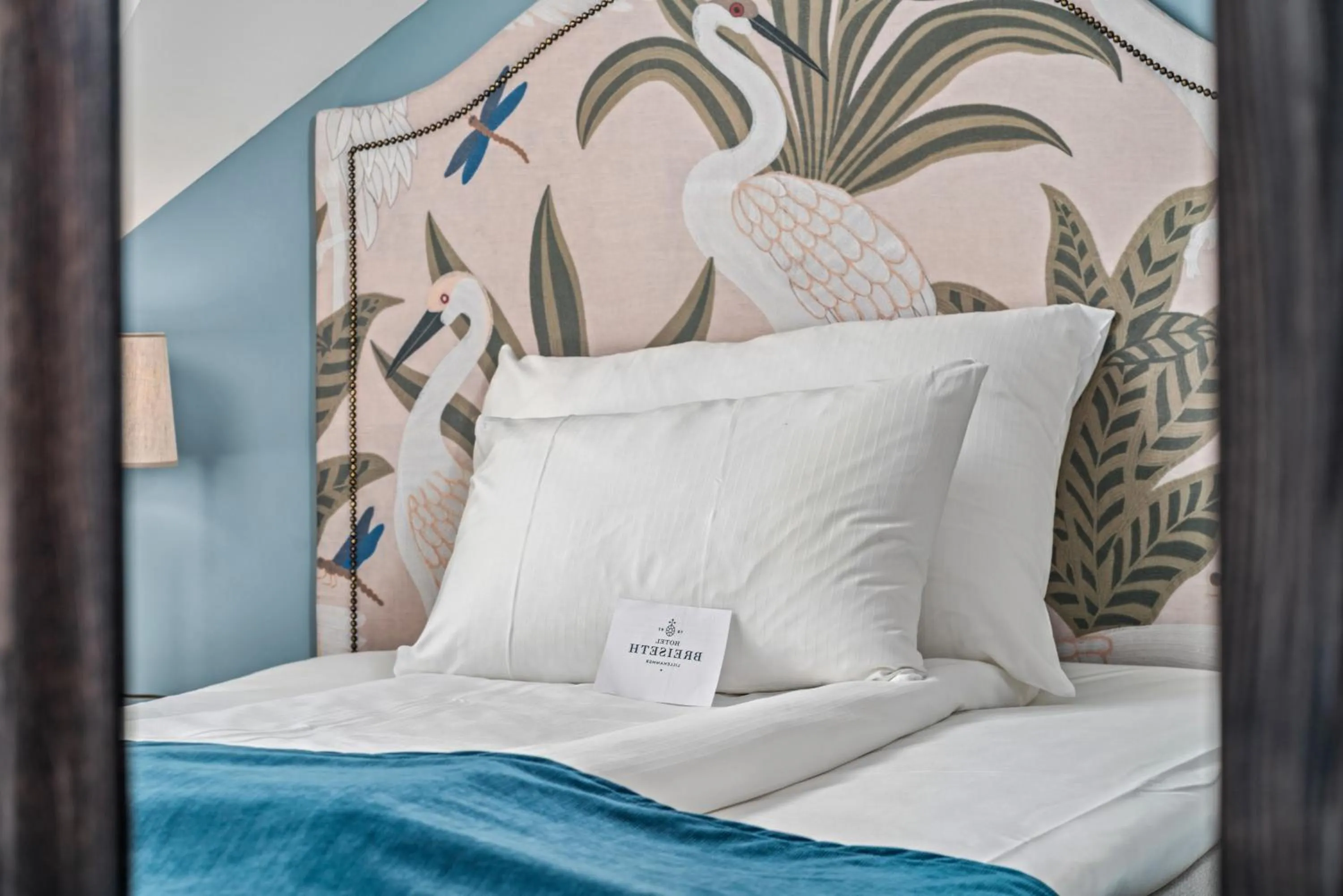 Bed in Hotel Breiseth