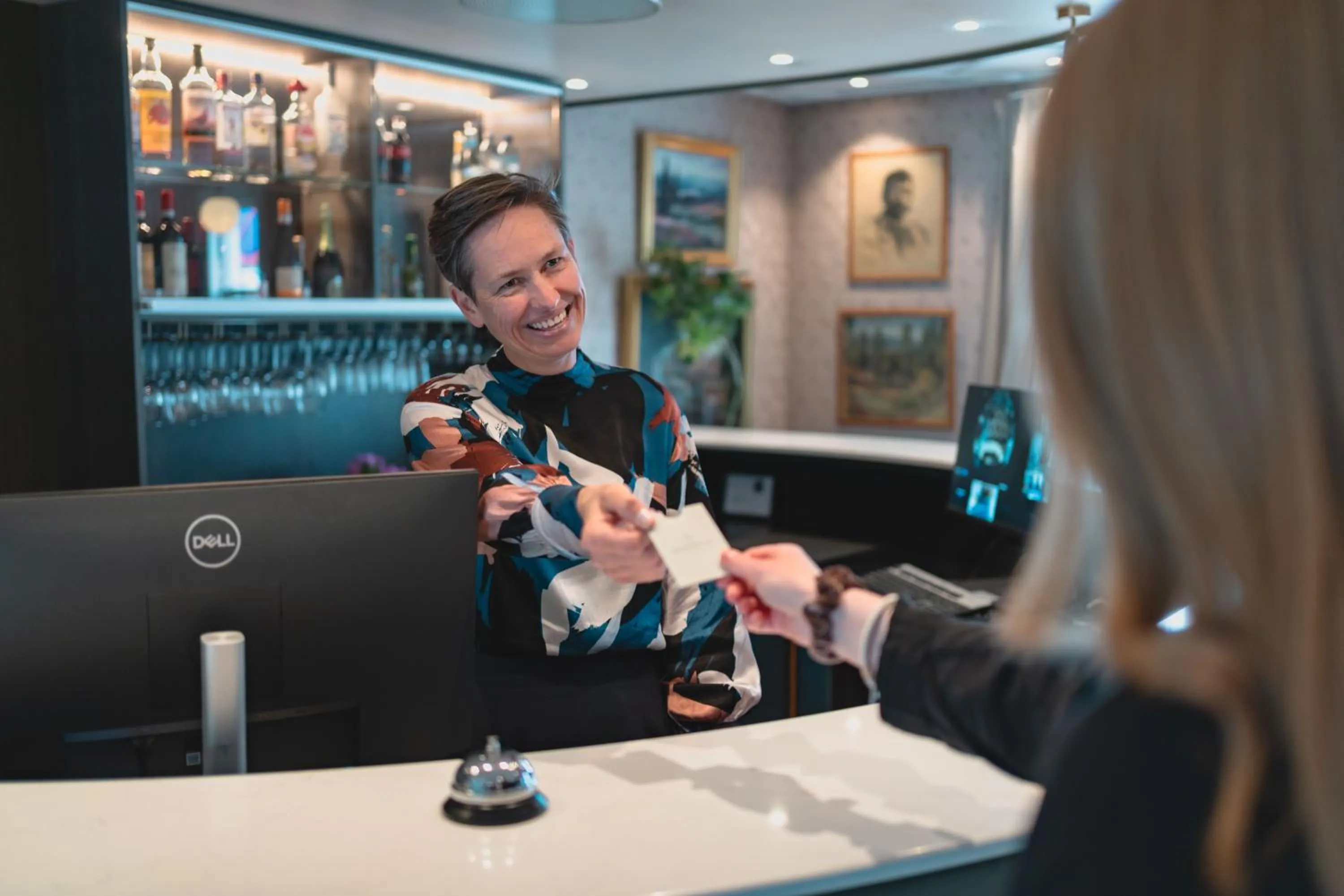 Lobby or reception in Hotel Breiseth