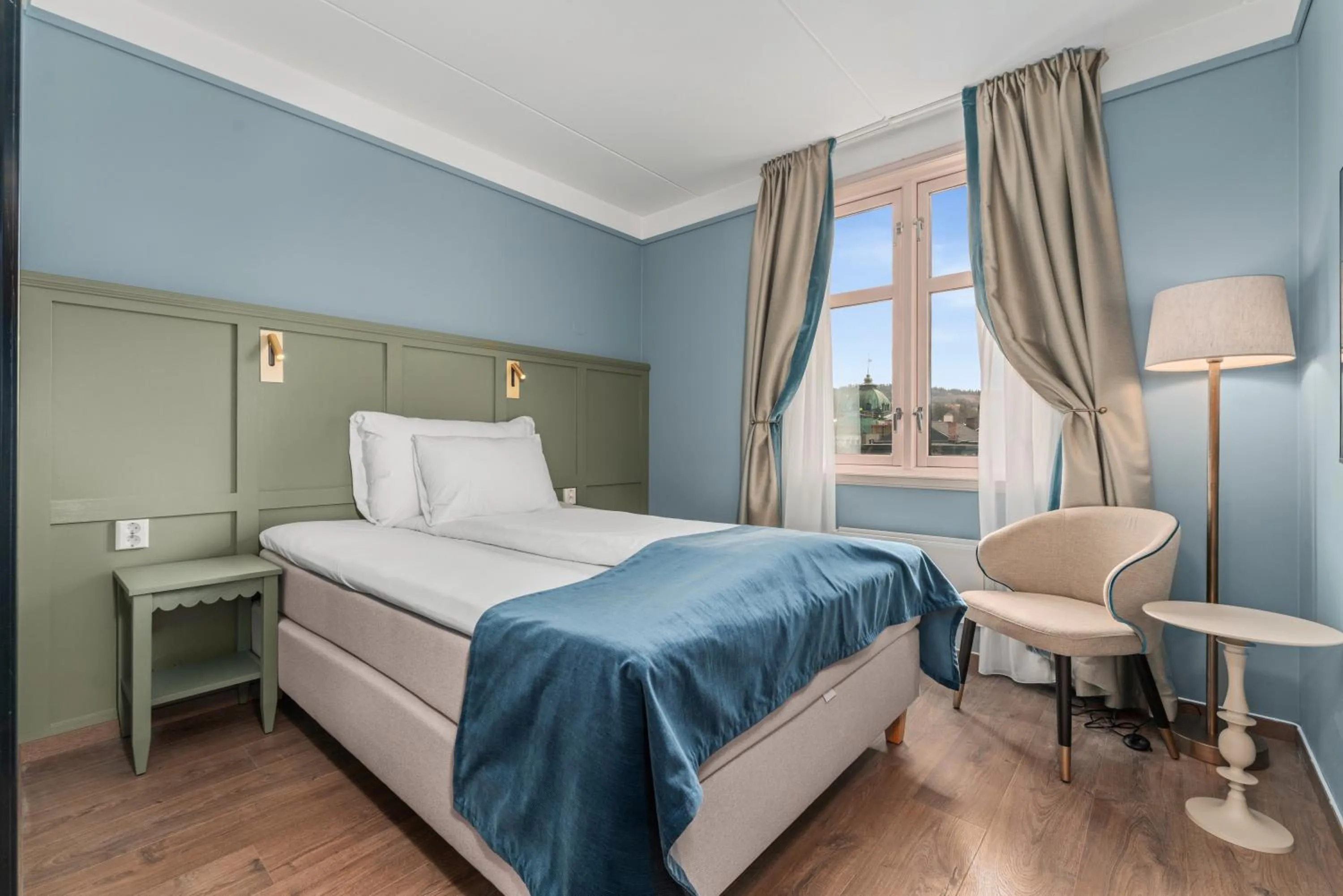 Bed in Hotel Breiseth