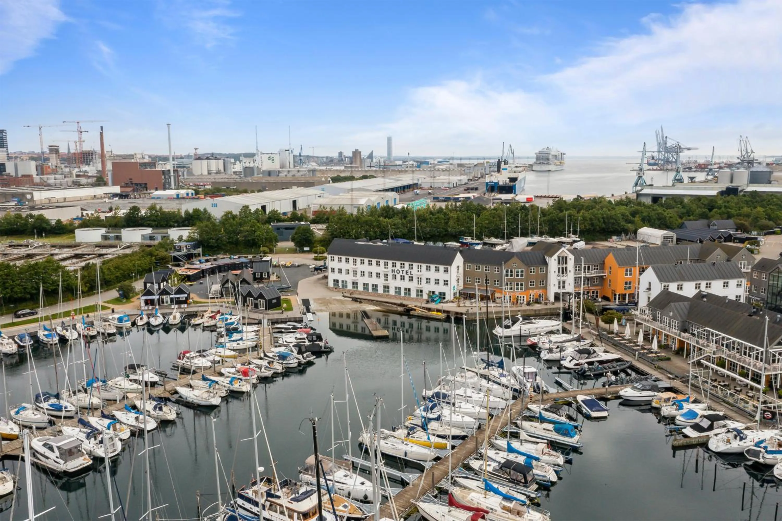Natural landscape in BB-Hotel Aarhus Havnehotellet