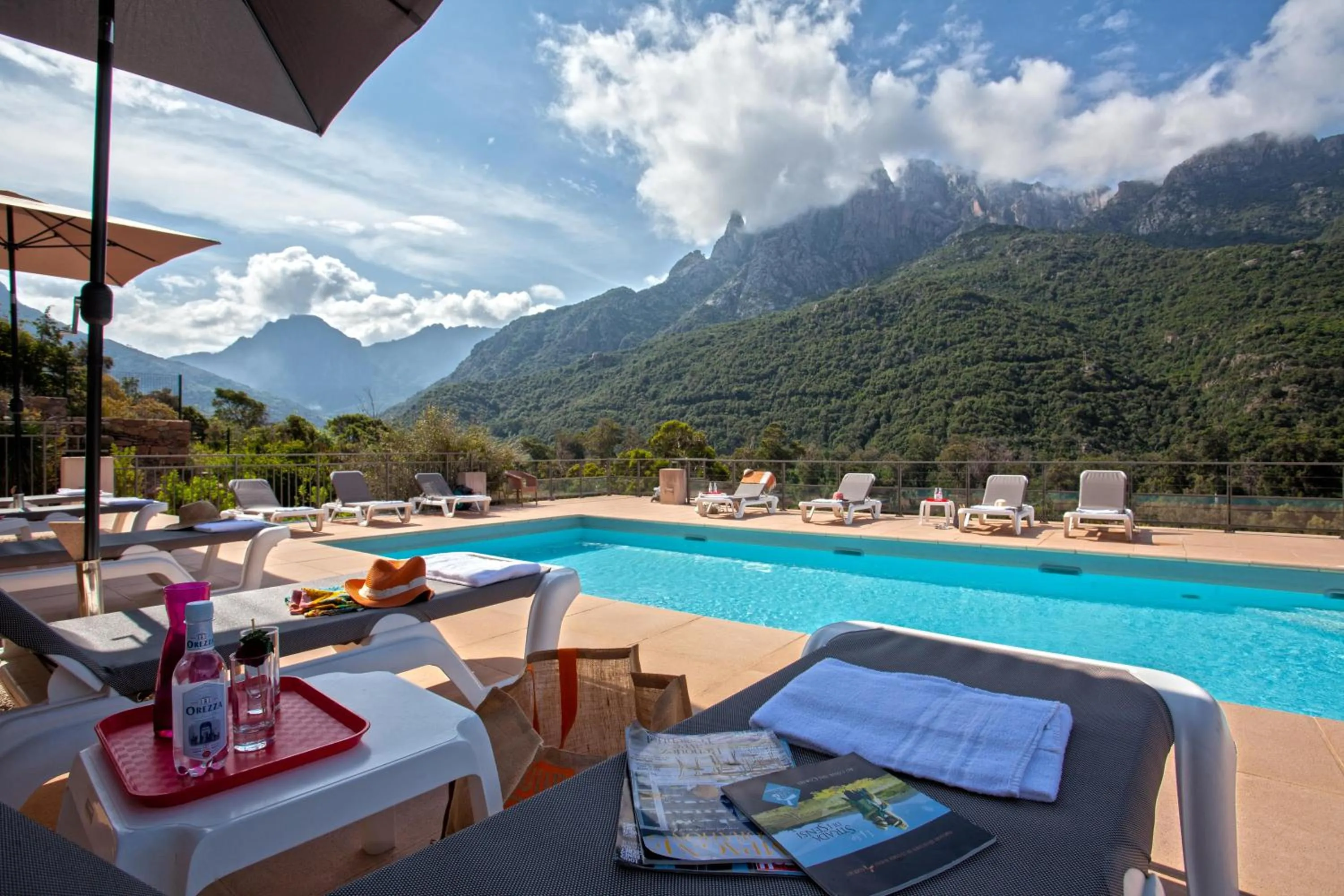 Swimming pool in Hotel Kalliste