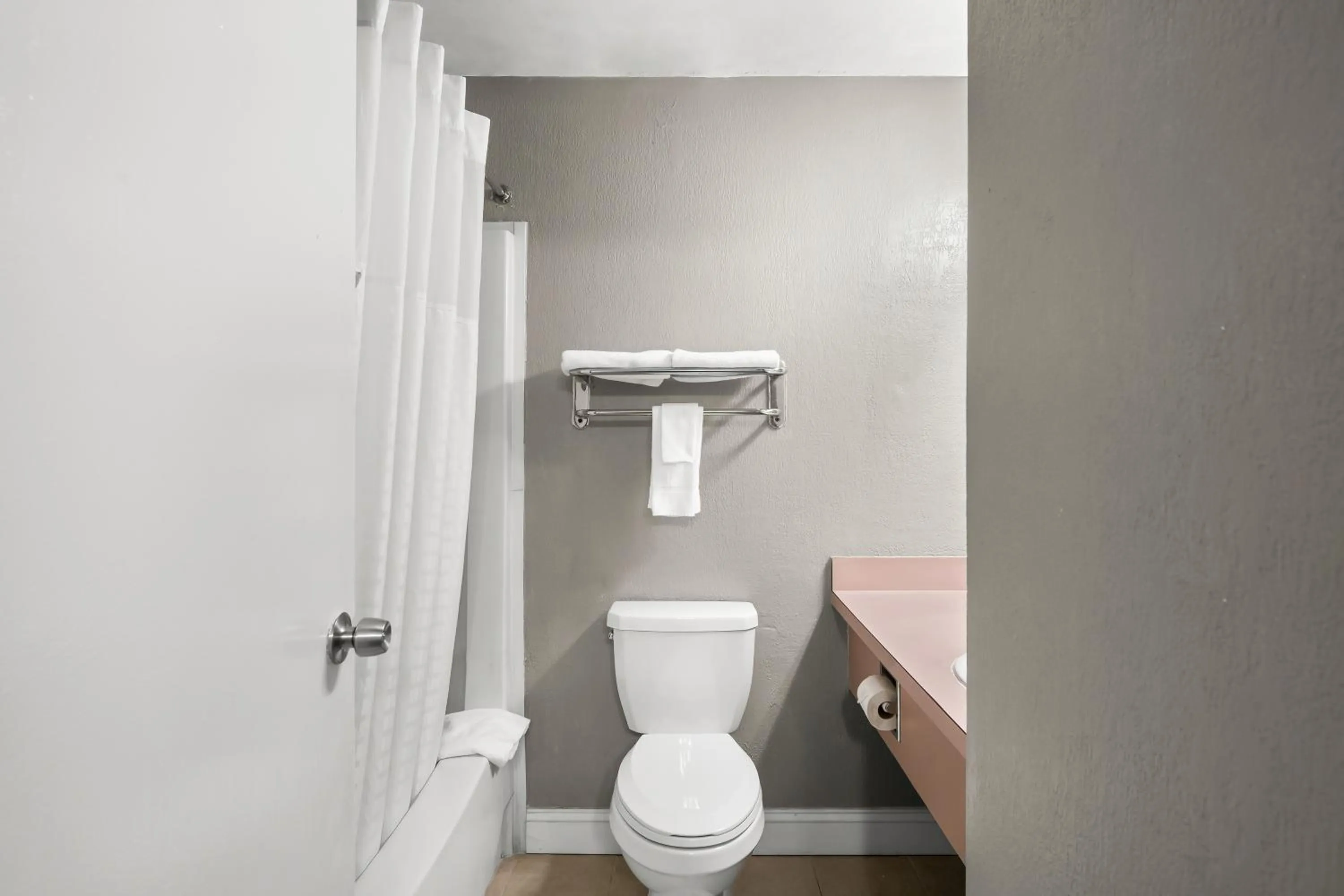 Toilet in Knights Inn Virginia Beach Lynnhaven