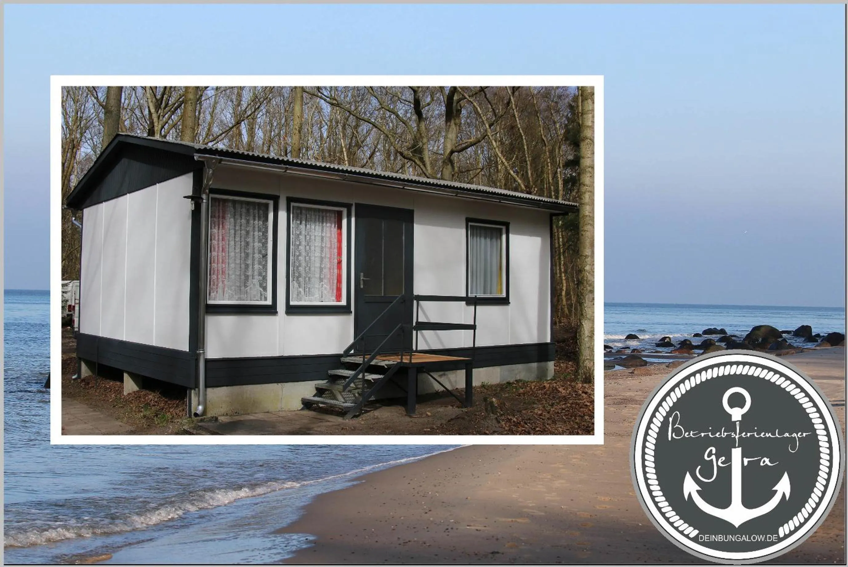 Facade/entrance in DDR Bungalow direkt am Strand auf Rügen