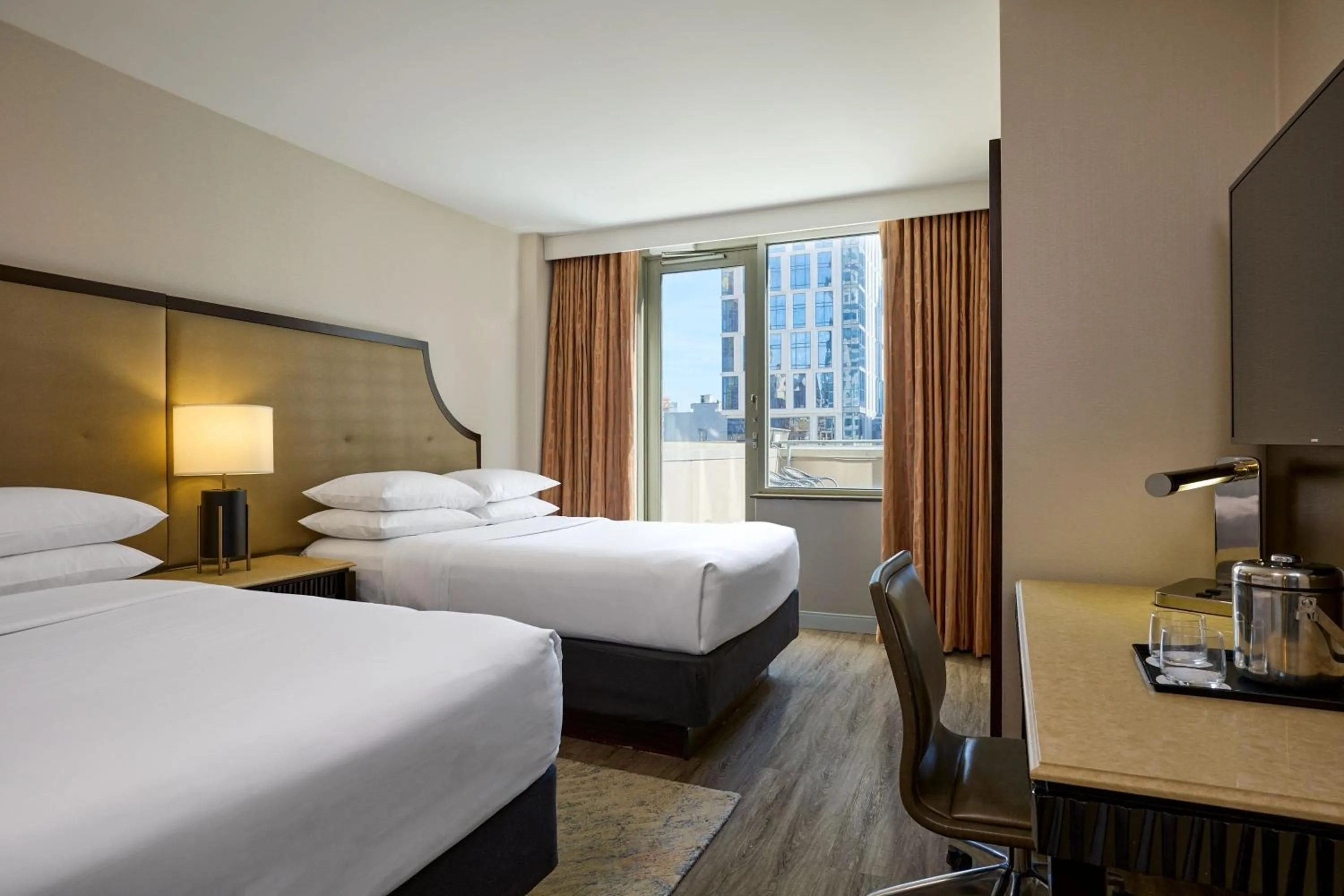 Photo of the whole room, Bed in Sheraton Brooklyn New York