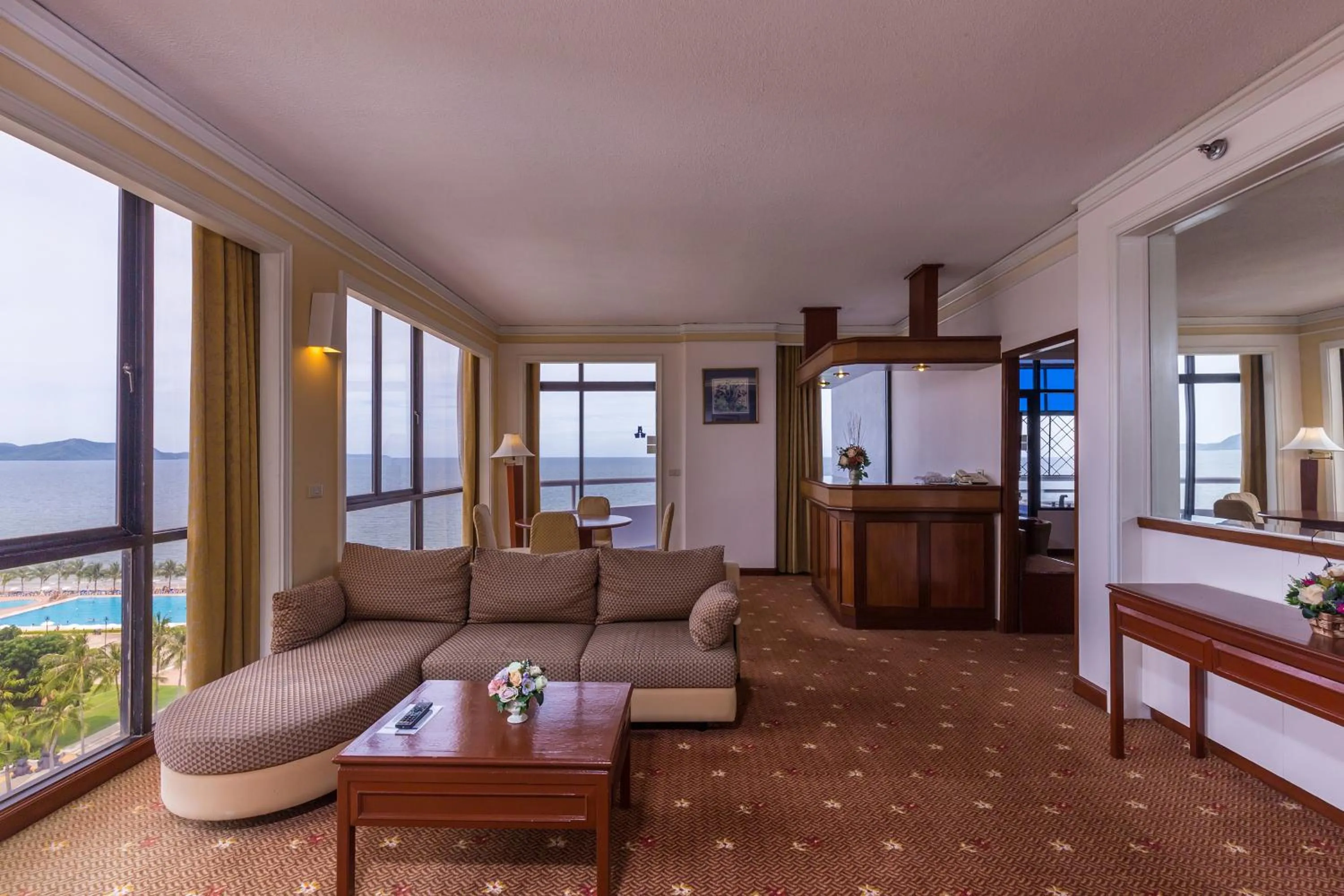 Living room in Ambassador City Jomtien Ocean Wing - SHA Plus