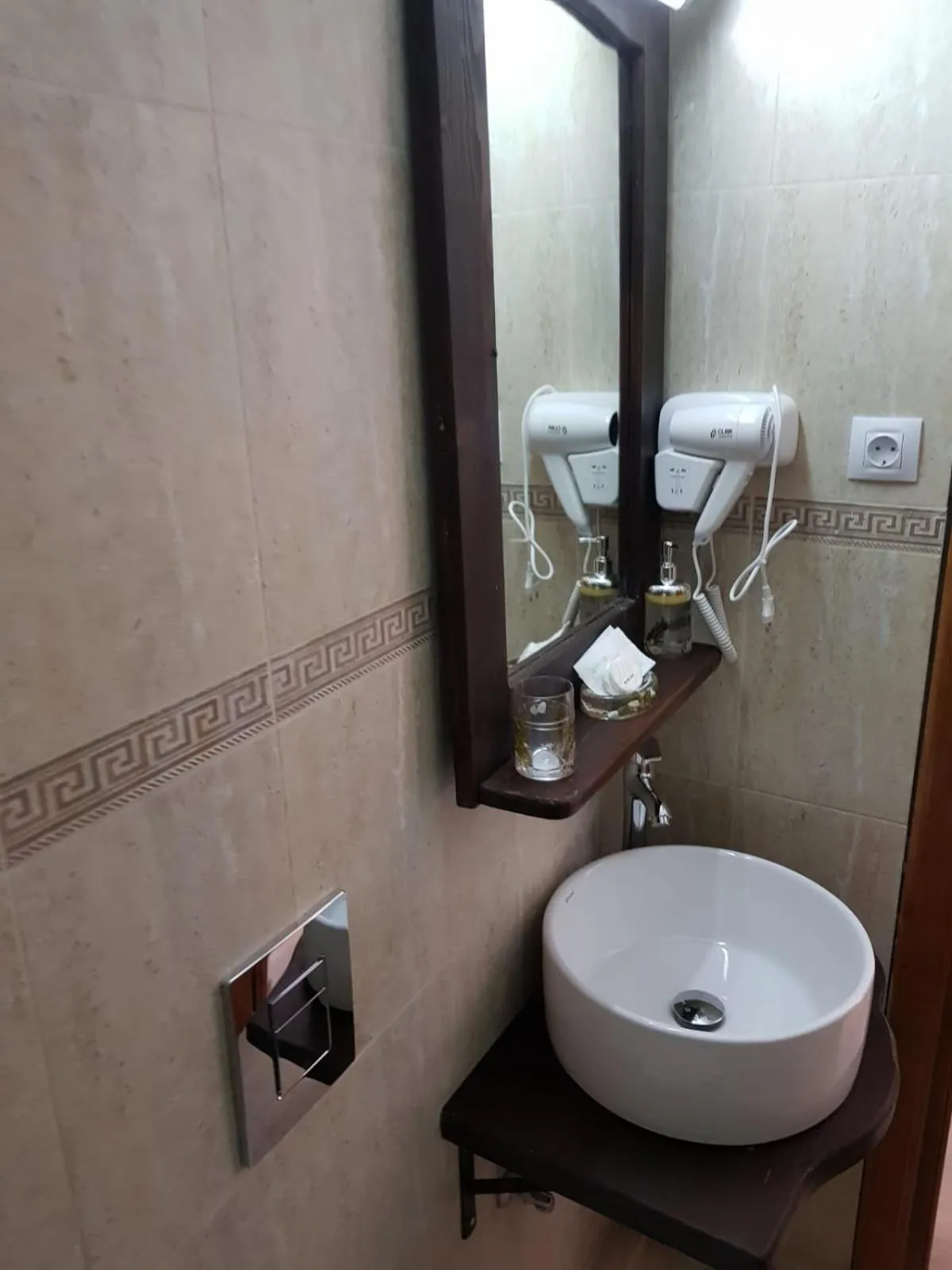 Toilet in Pensiunea Geostar